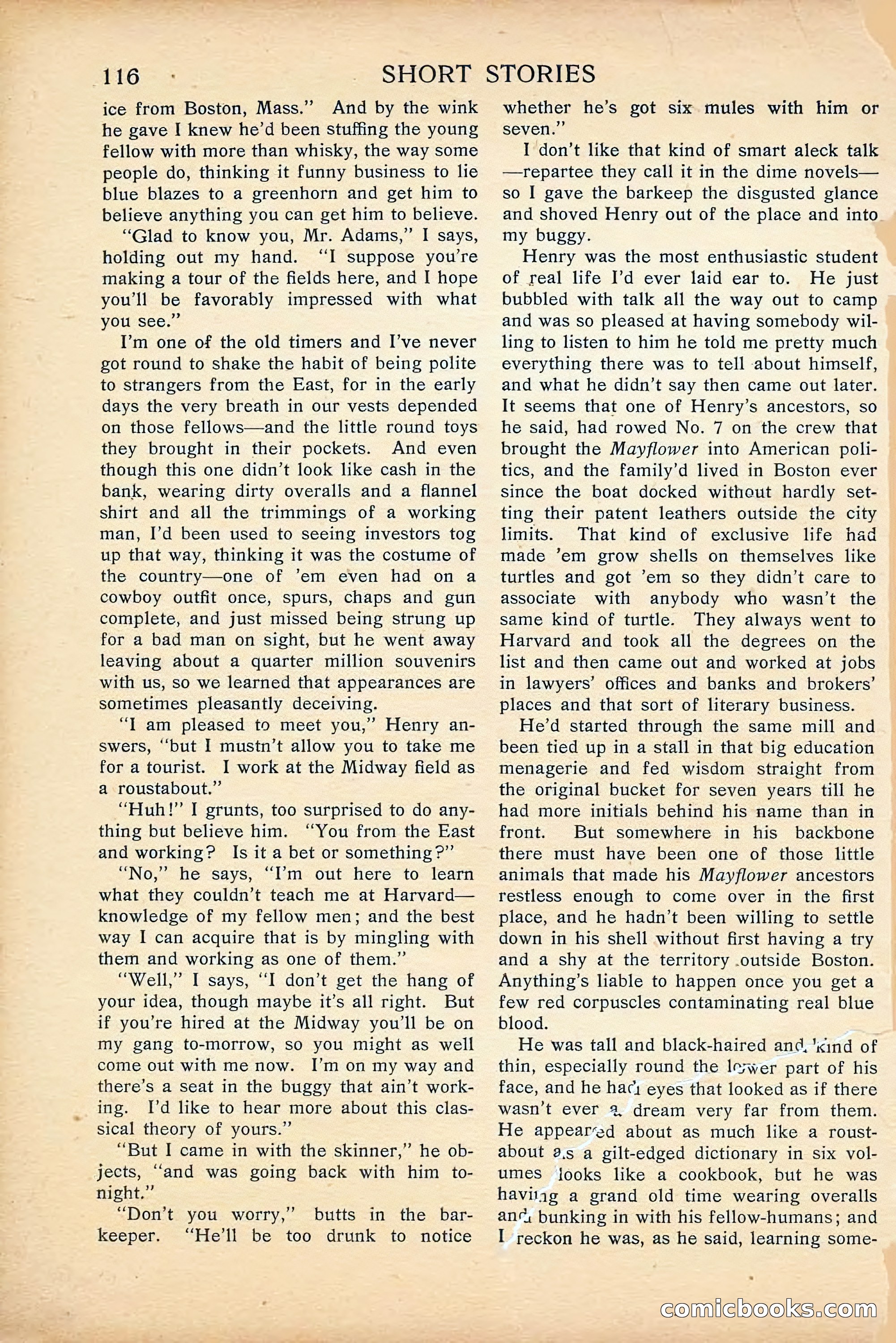 Short Stories, April 1916 — page 118 of 164