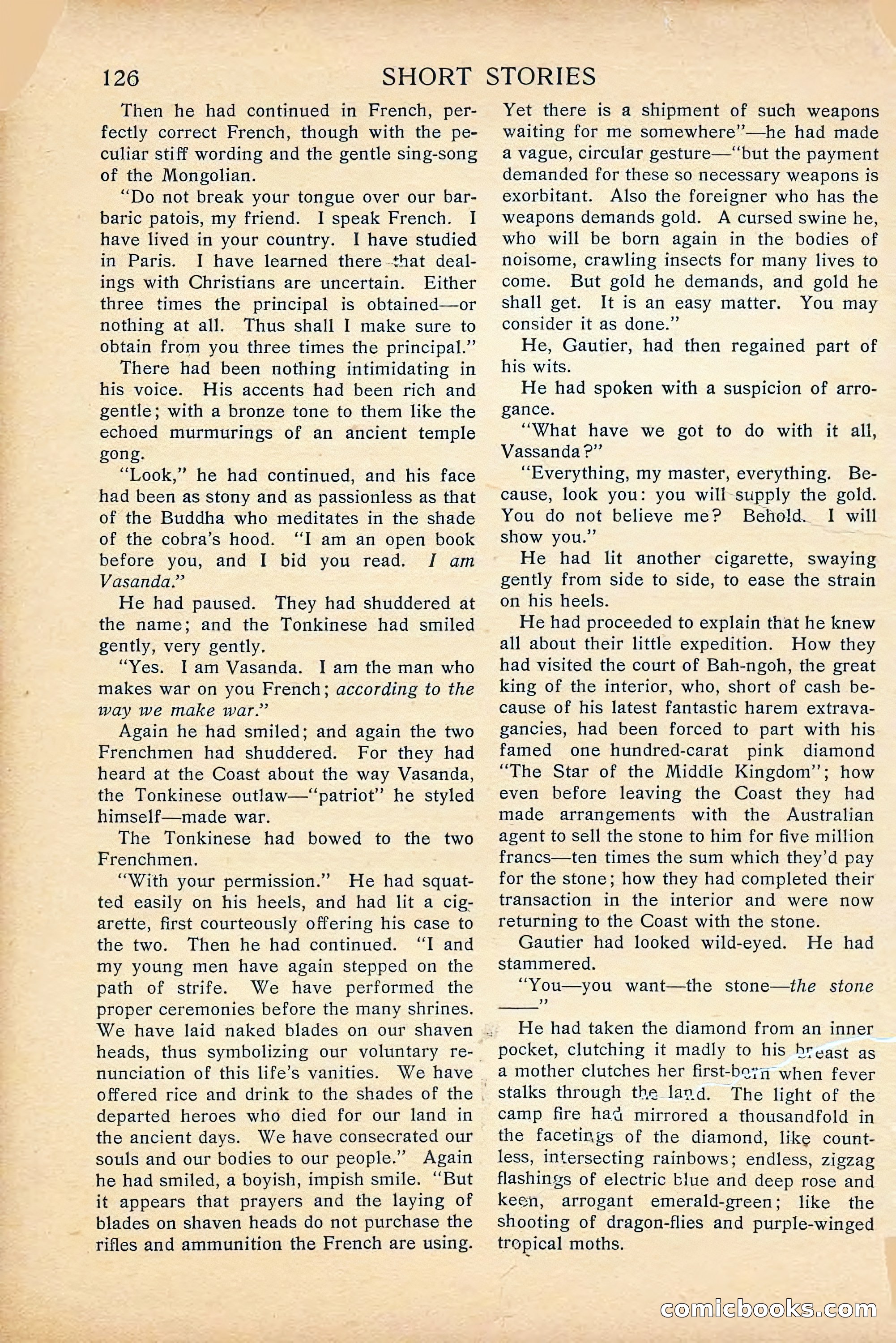 Short Stories, April 1916 — page 128 of 164