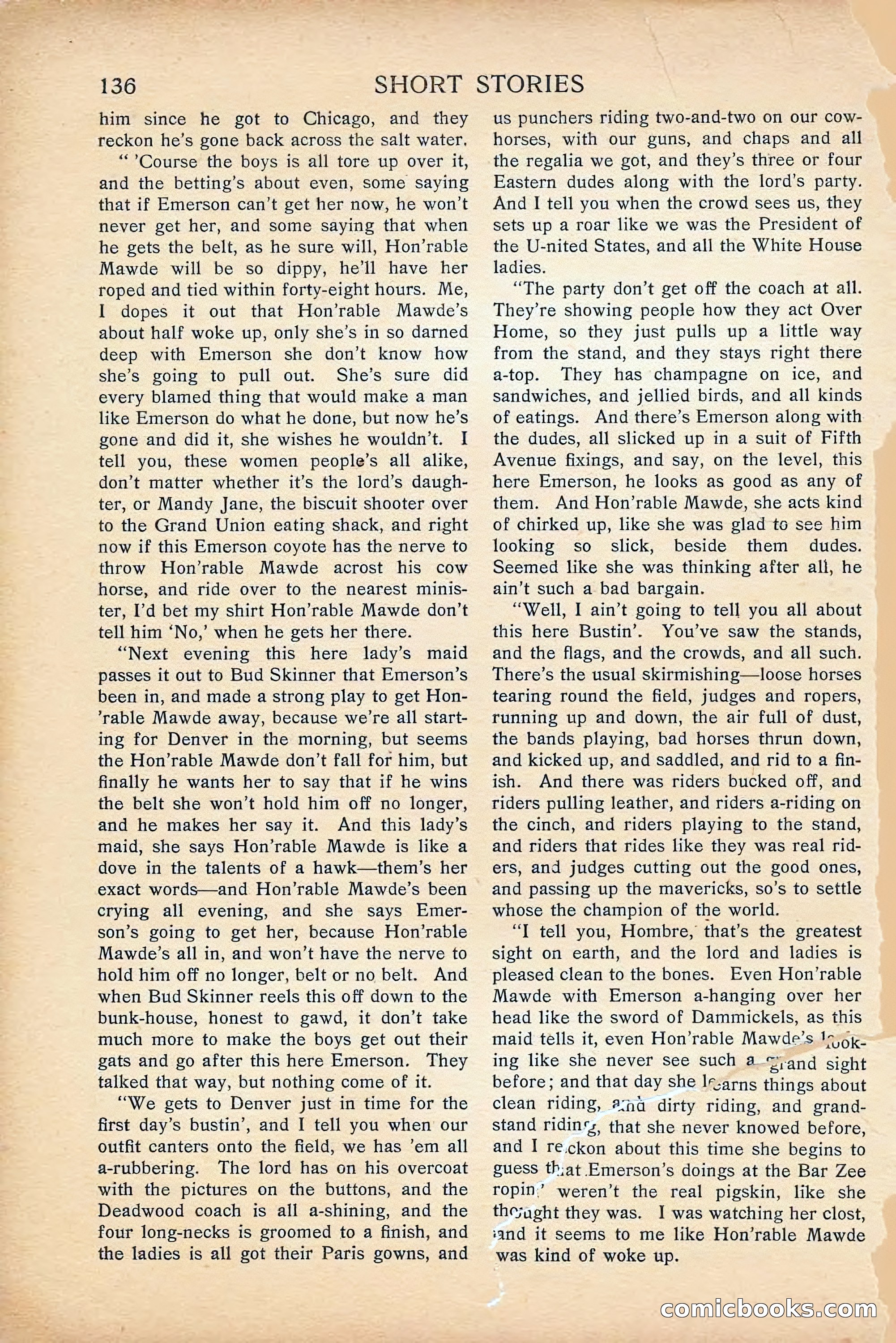 Short Stories, April 1916 — page 138 of 164