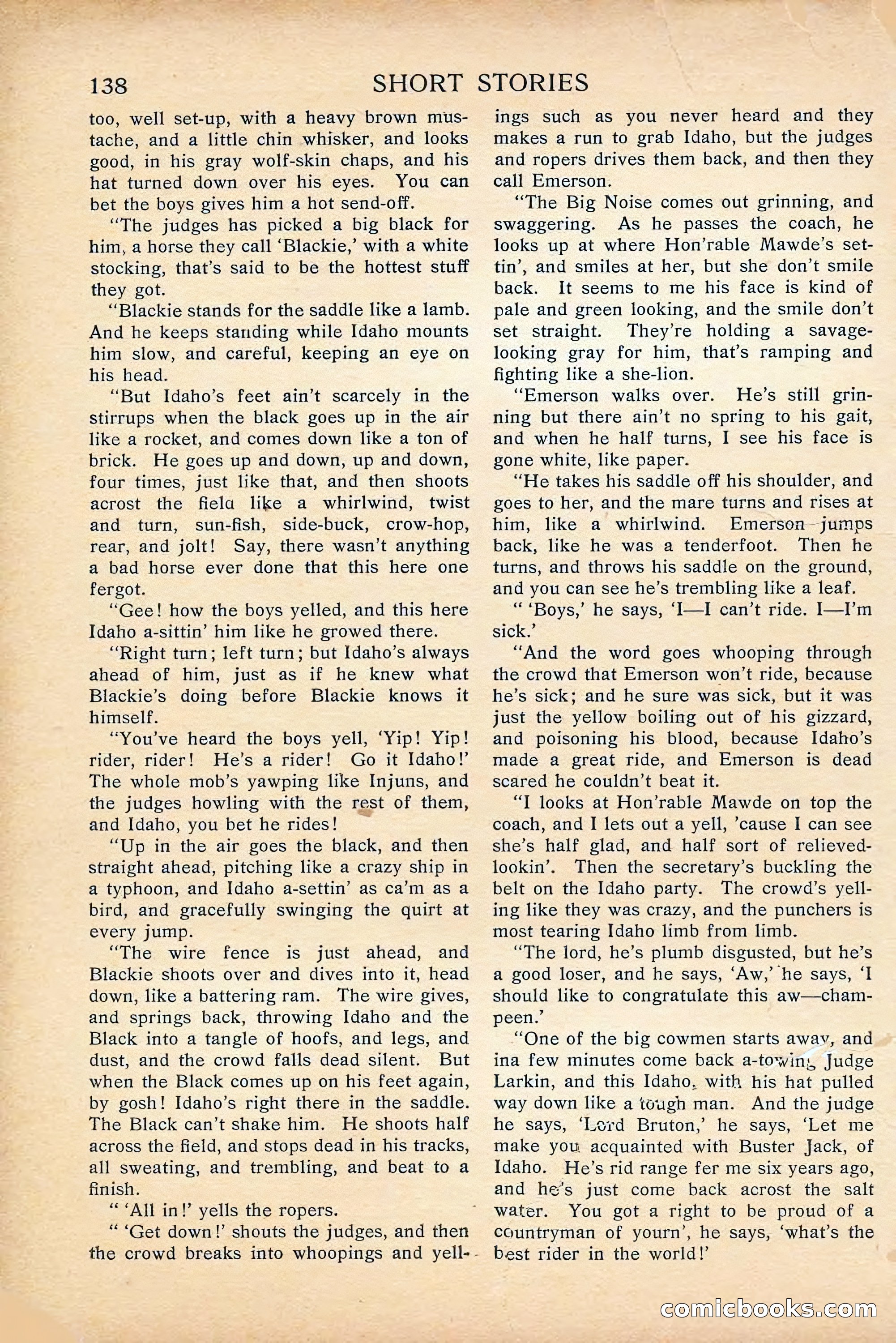 Short Stories, April 1916 — page 140 of 164
