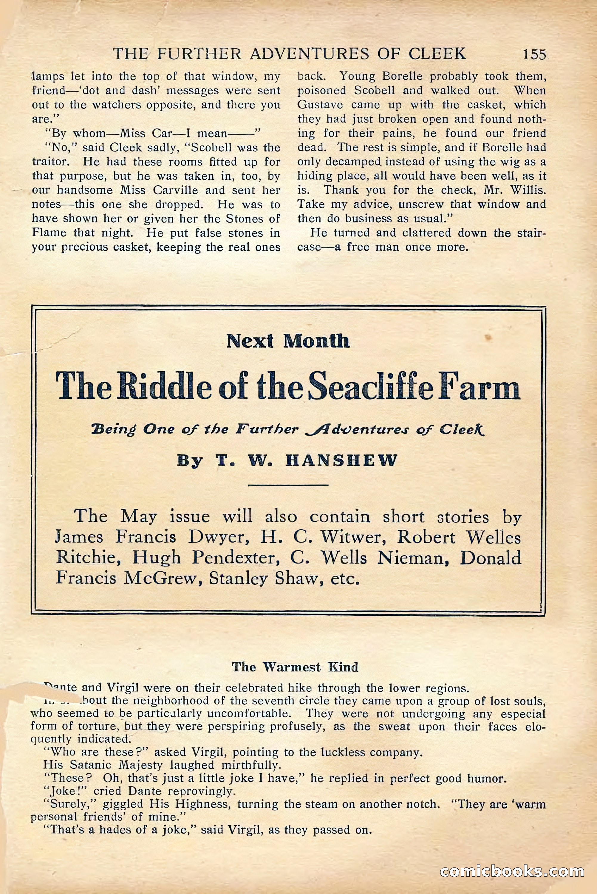 Short Stories, April 1916 — page 157 of 164
