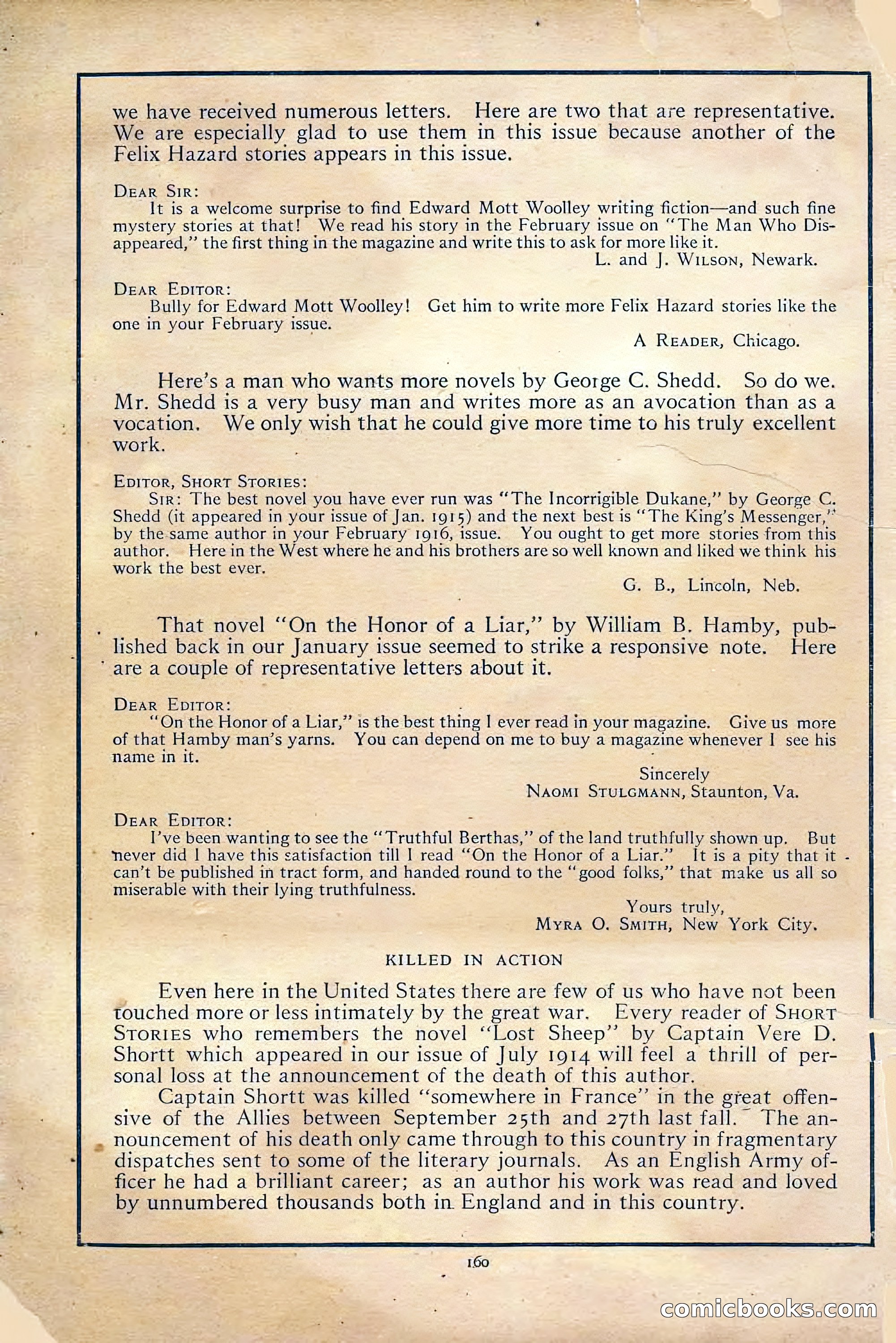 Short Stories, April 1916 — page 162 of 164
