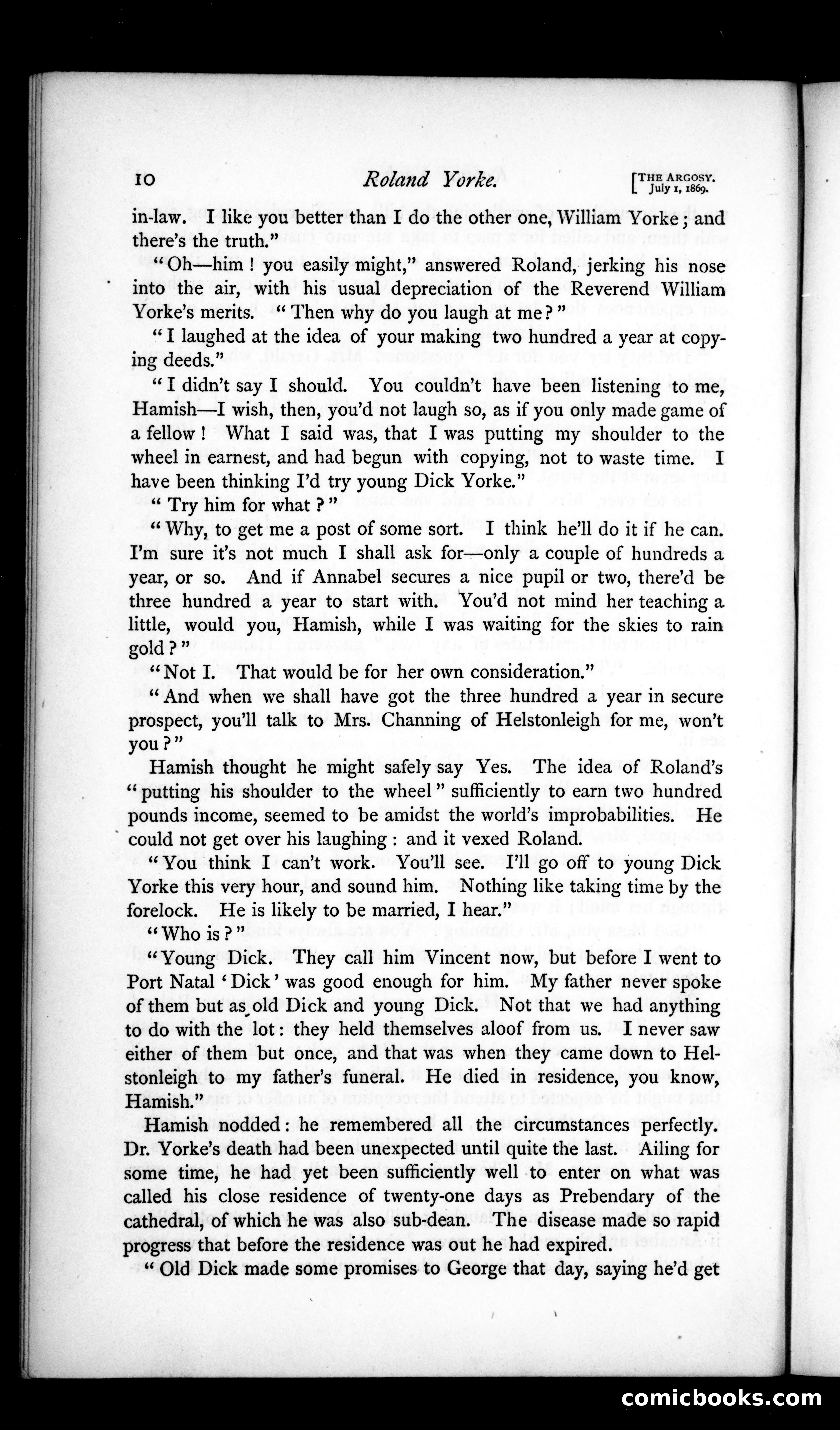 The Argosy, Vol. VIII — page 10 of 80