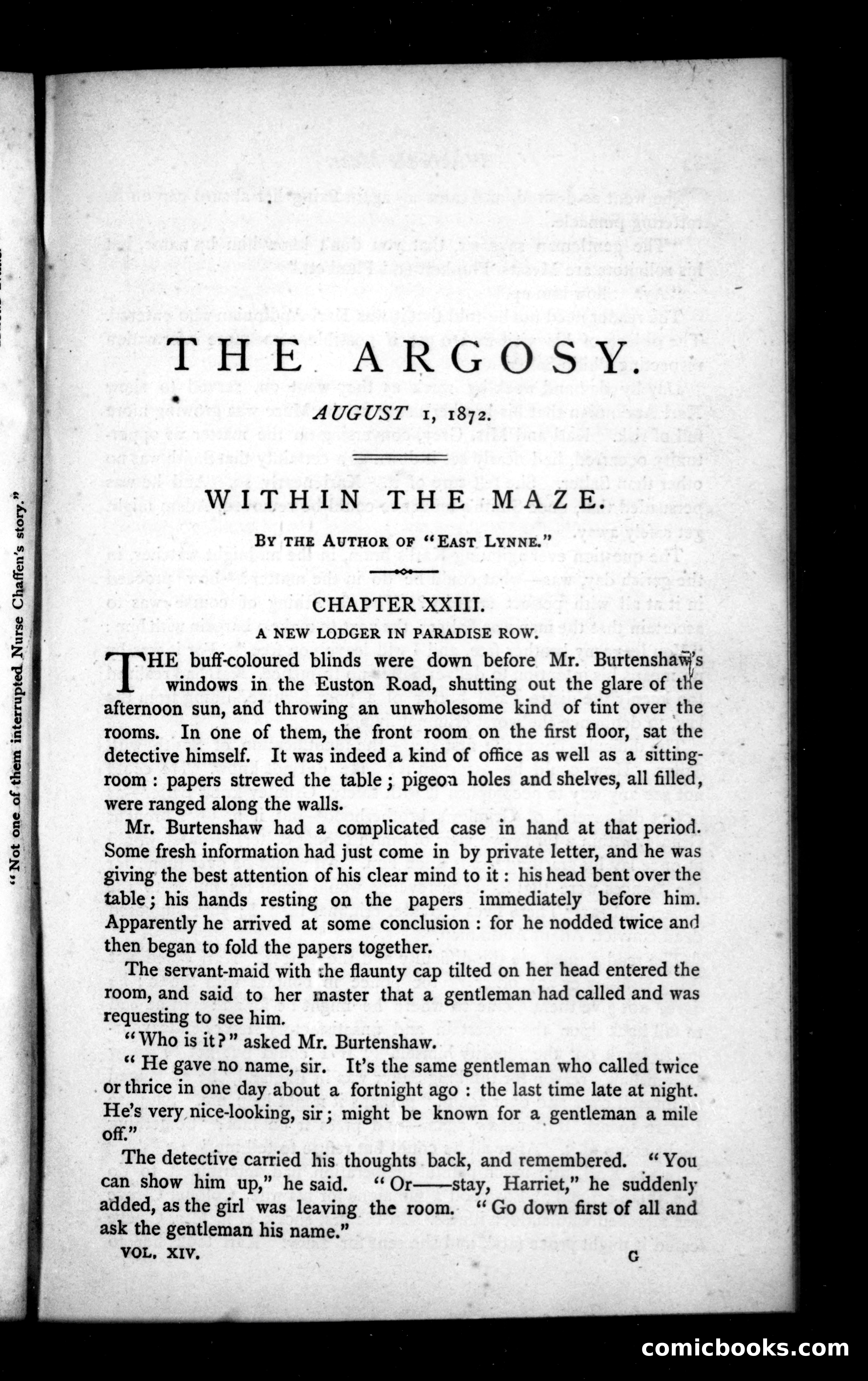 The Argosy, Vol. XIV — page 1 of 82