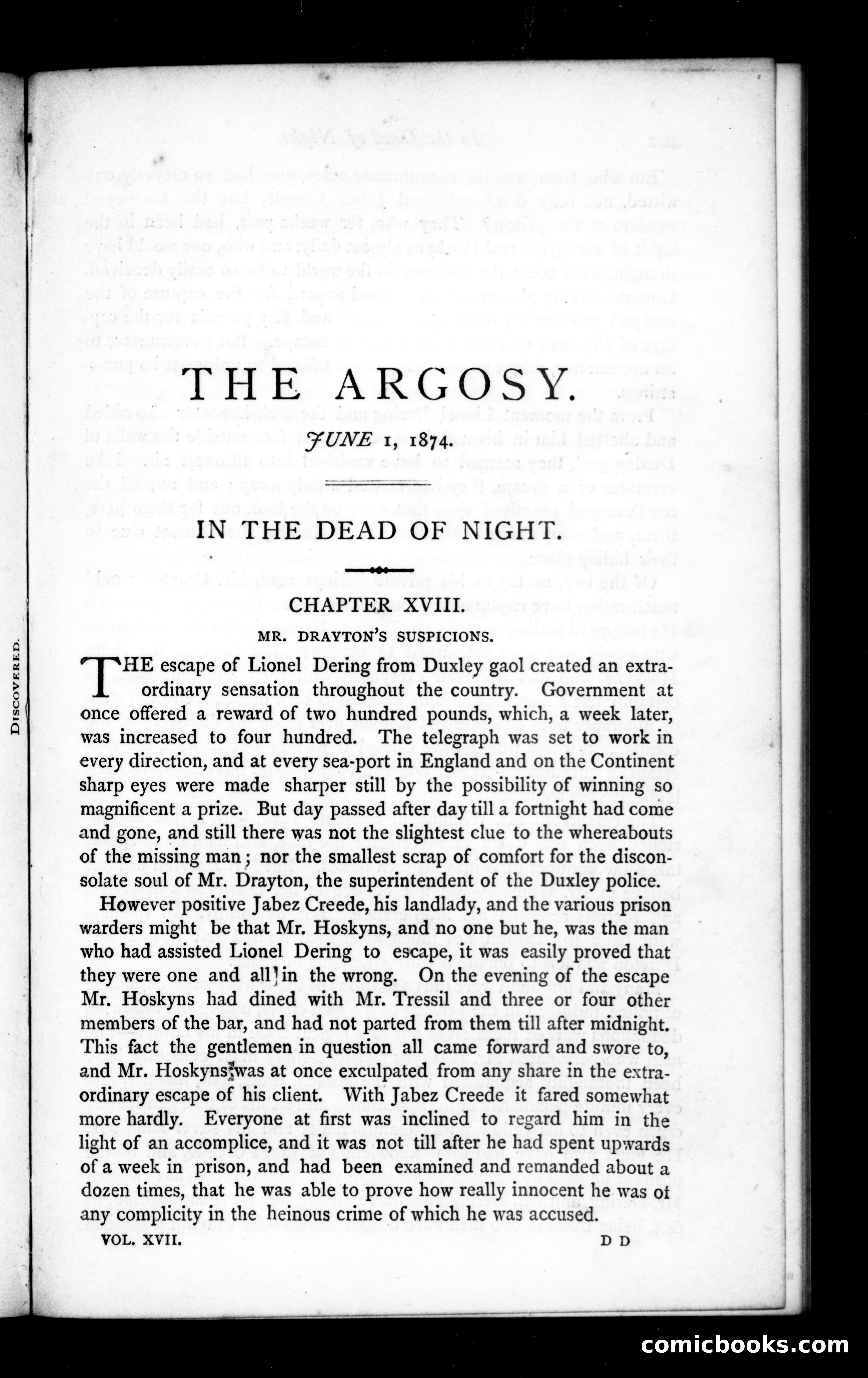 The Argosy — page 1 of 77
