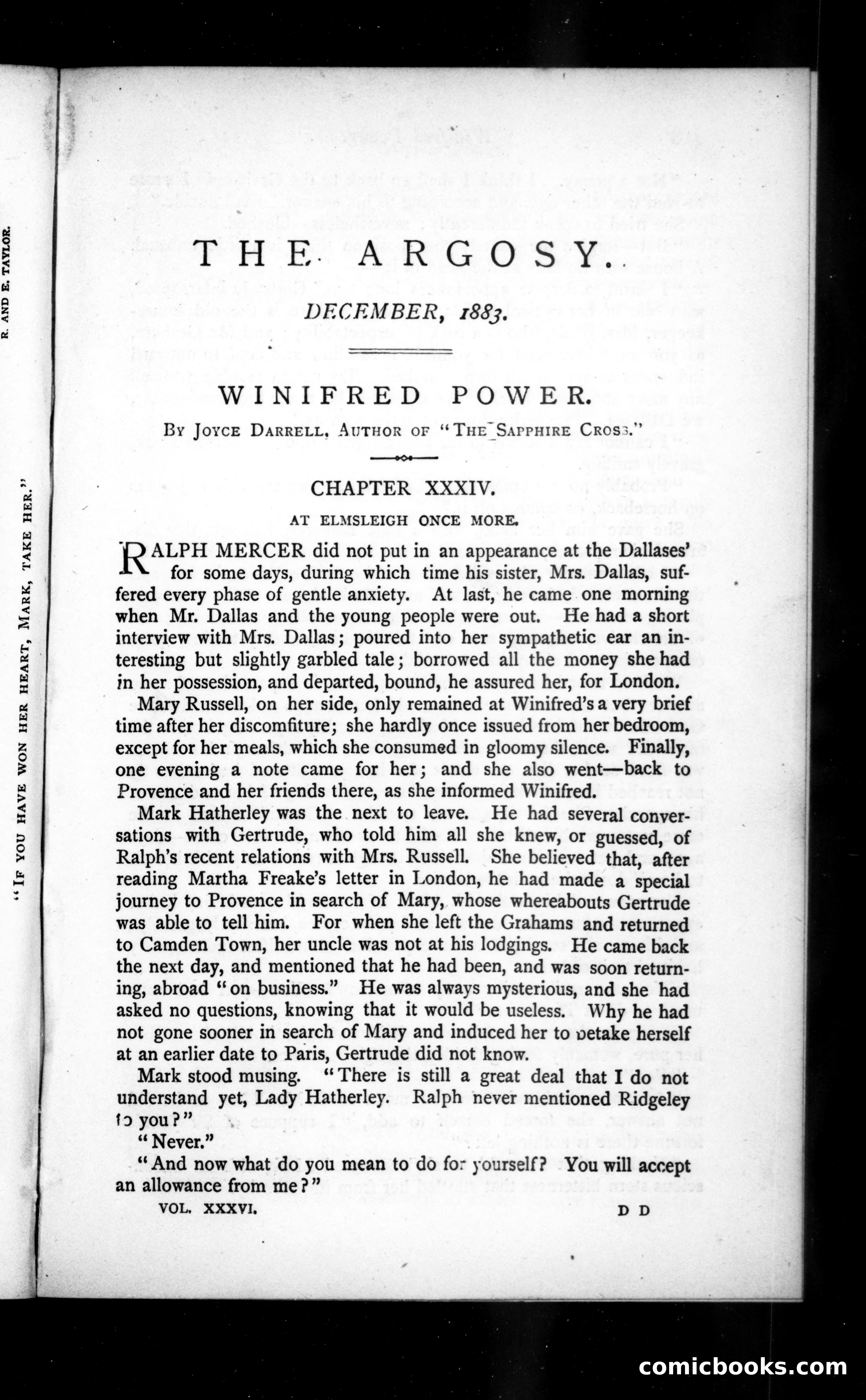 The Argosy, Vol. 36 — page 1 of 129
