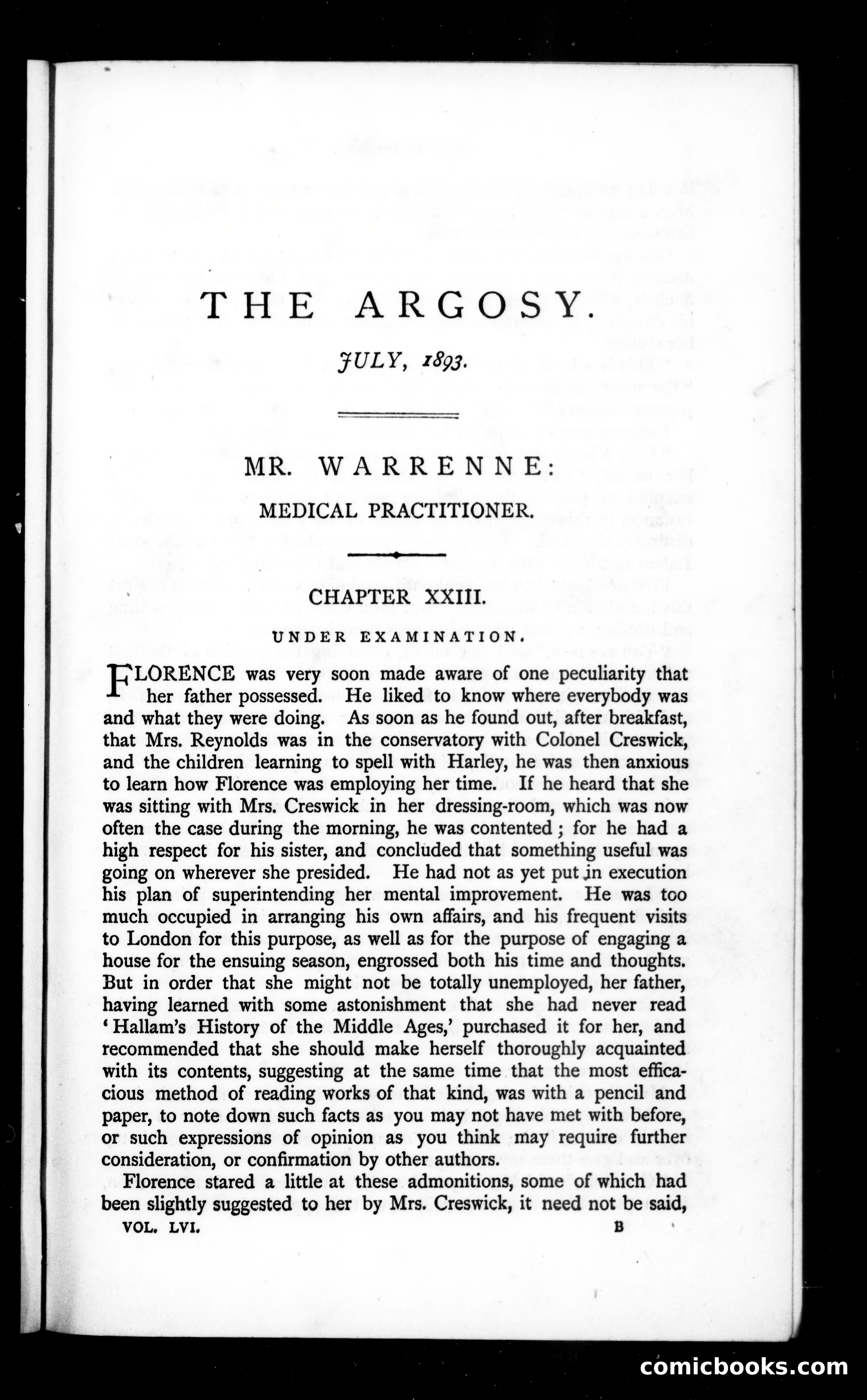 The Argosy, Vol. 56 — page 1 of 90