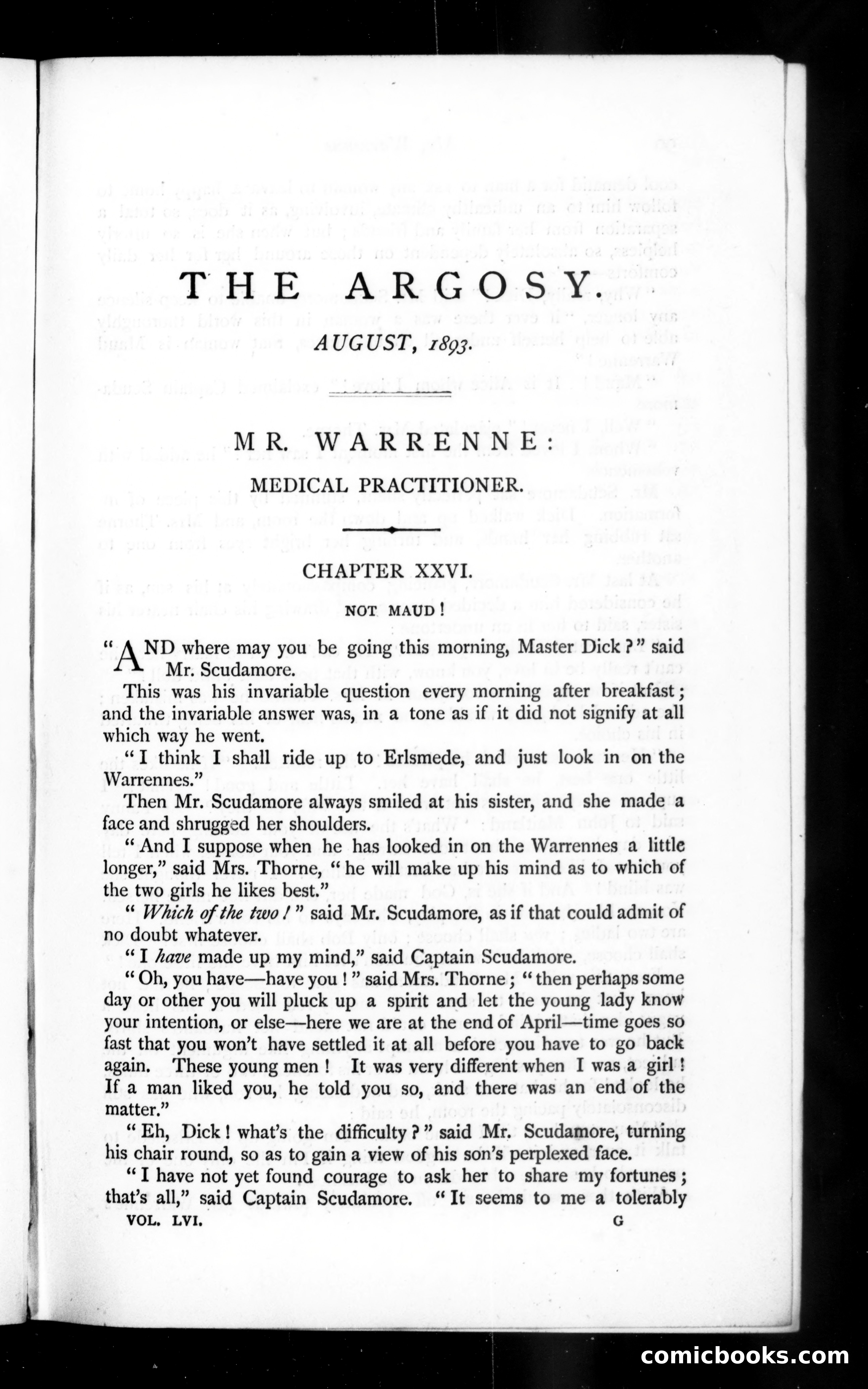 The Argosy, Vol. 56 — page 1 of 90