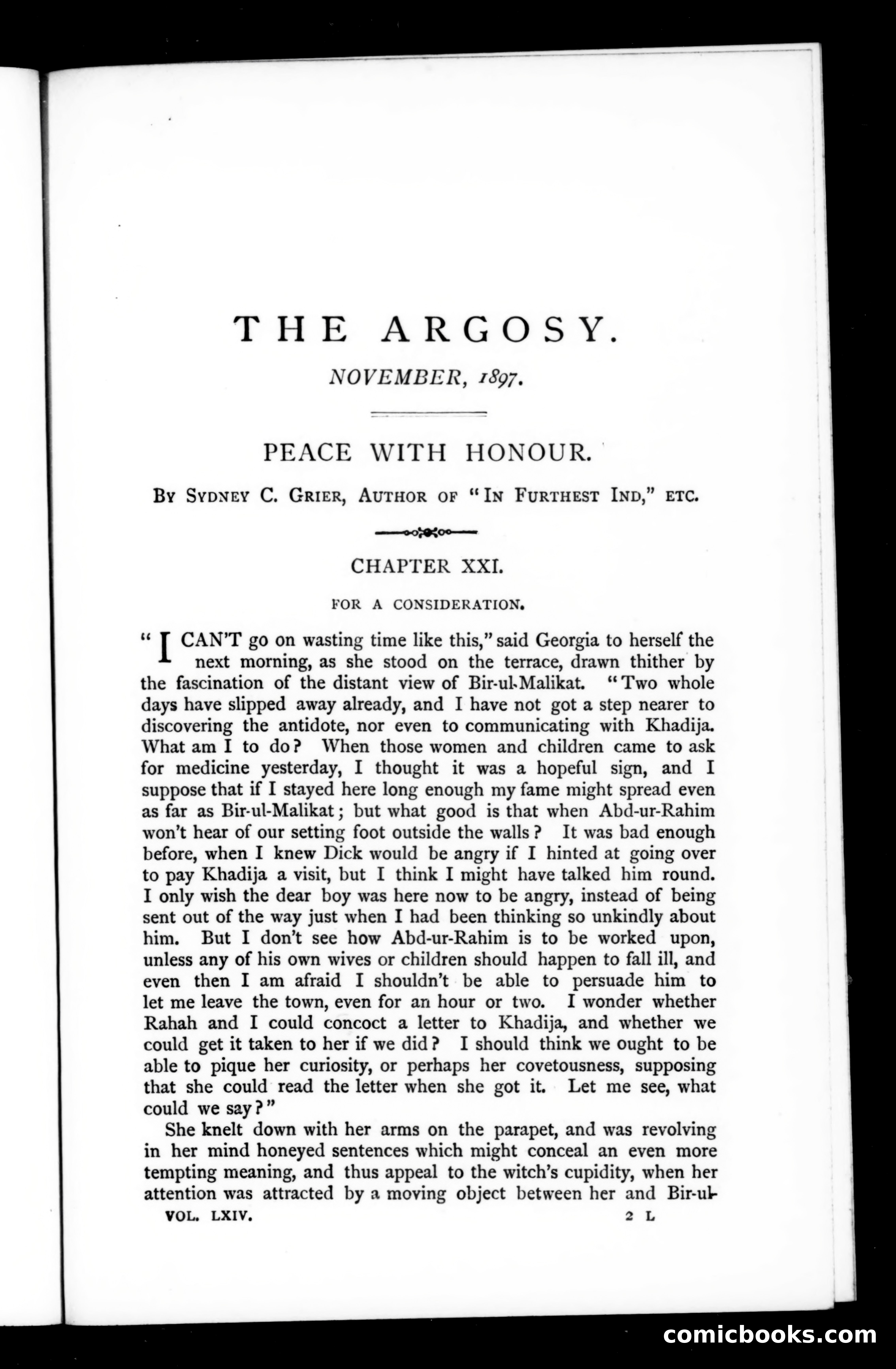 The Argosy, Vol. 64 — page 1 of 129