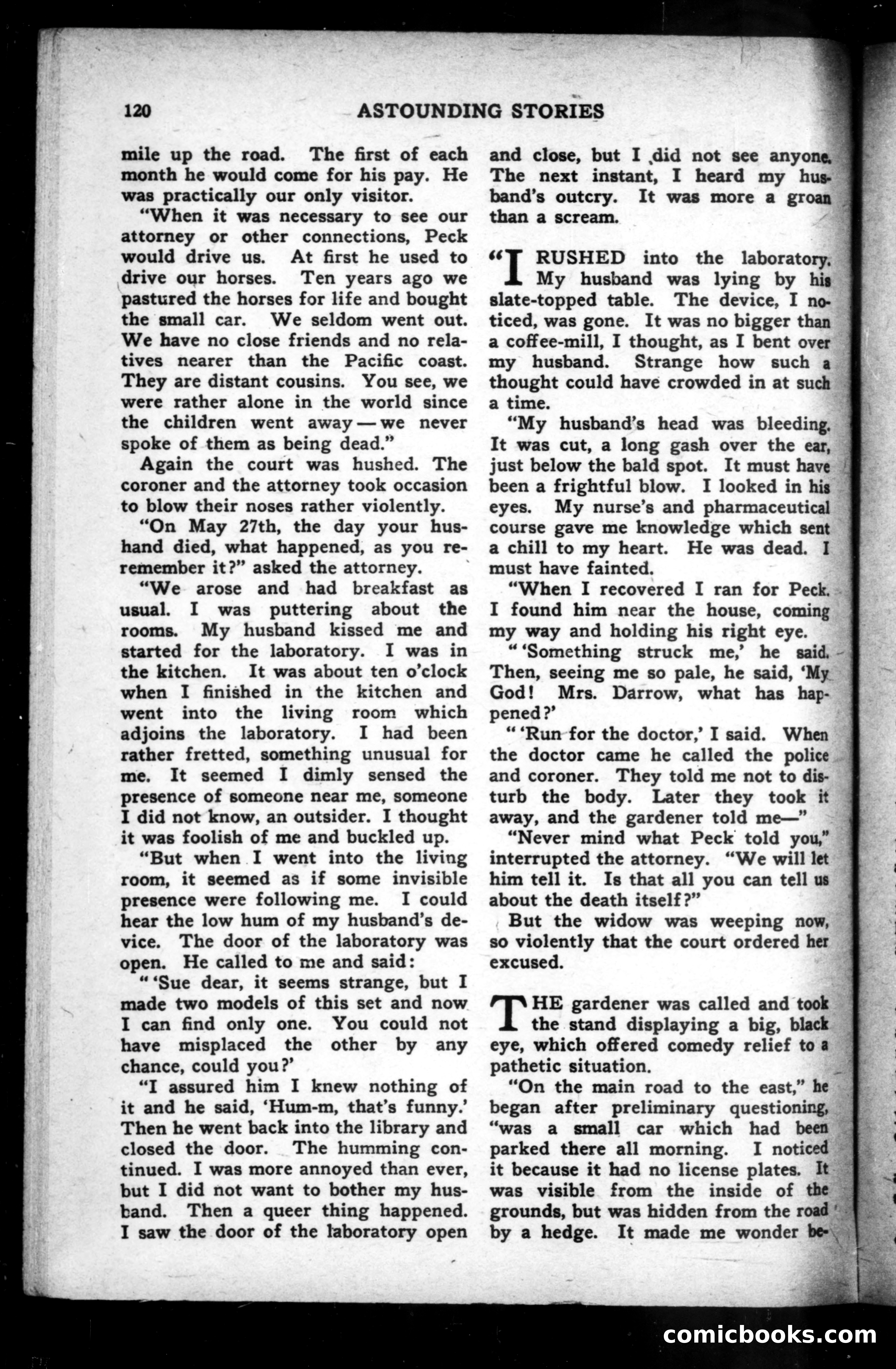 Astounding Stories of Super-Science — page 122 of 151