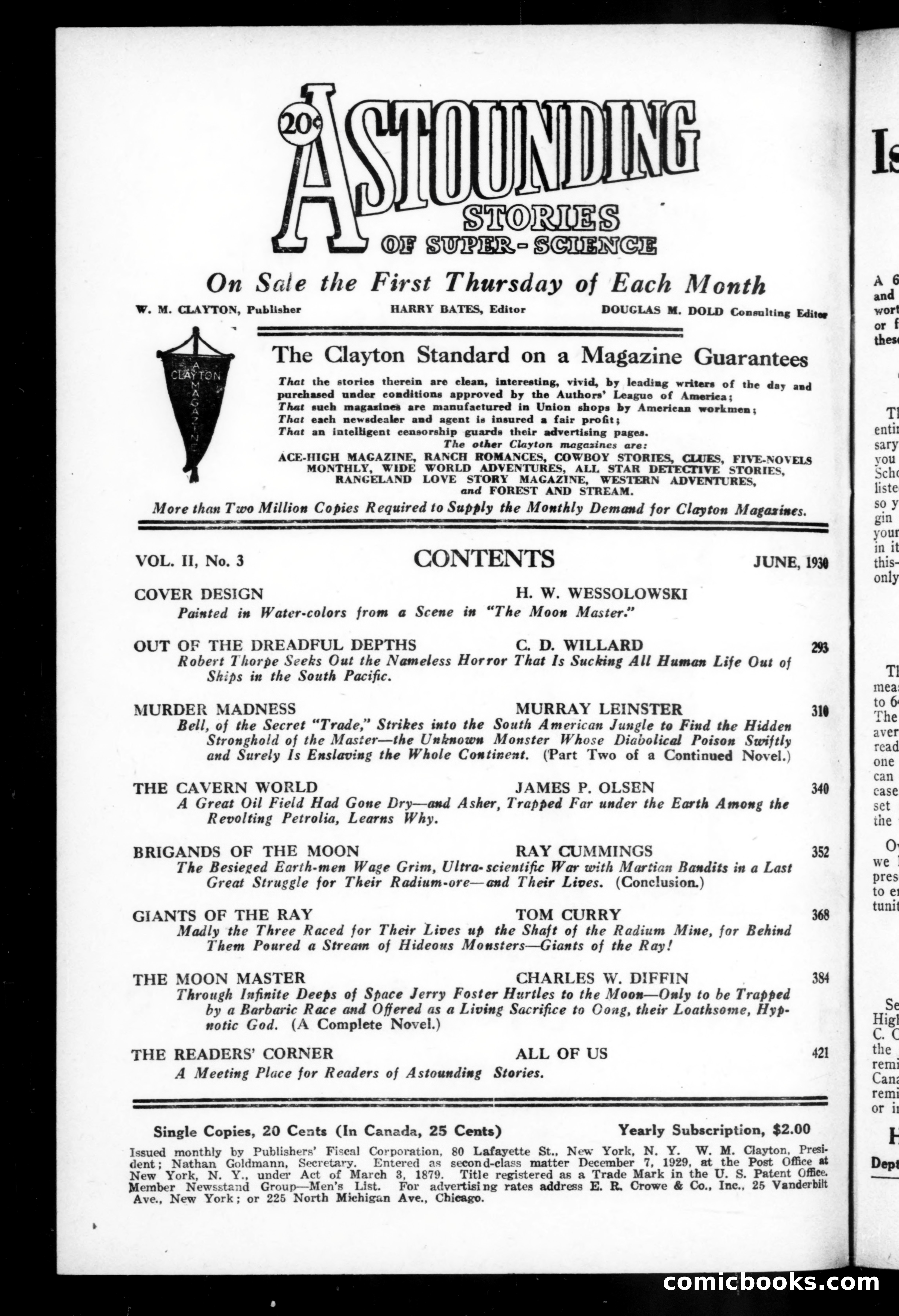 Astounding Stories of Super-Science, June 1930 — page 6 of 153