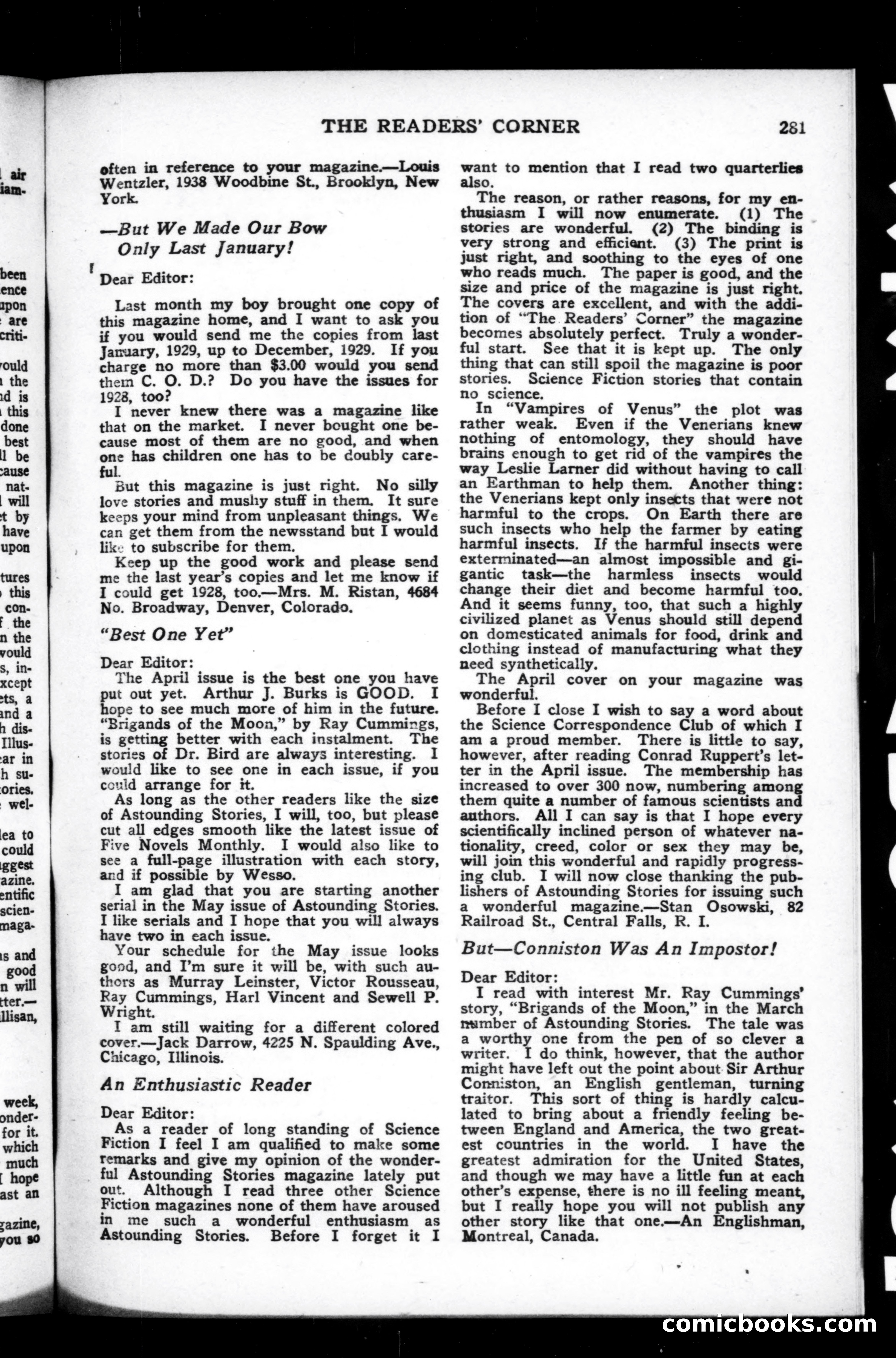 Astounding Stories of Super-Science, August 1930 — page 139 of 149