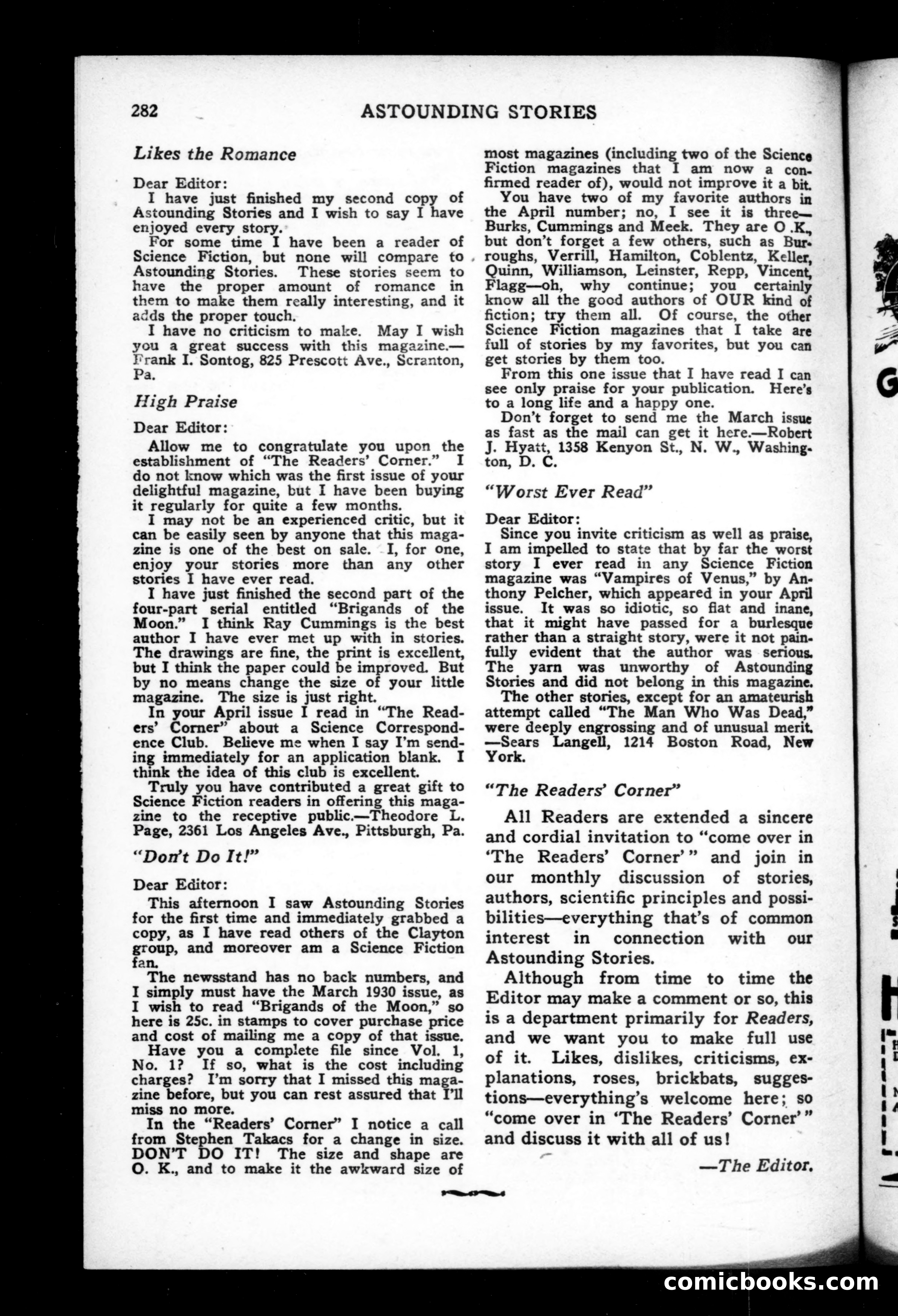 Astounding Stories of Super-Science, August 1930 — page 140 of 149