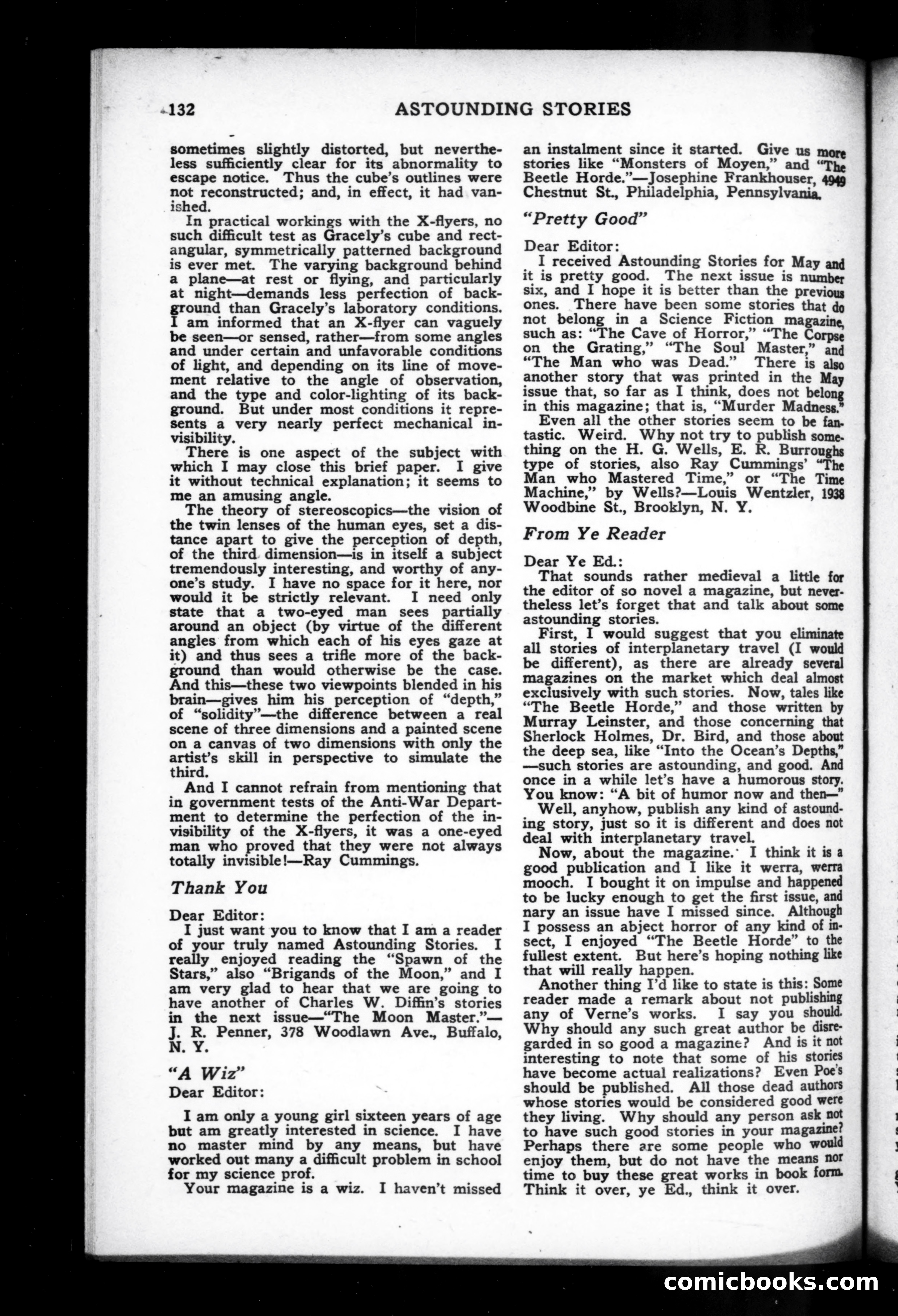 Astounding Stories of Super-Science, October 1930 — page 134 of 149