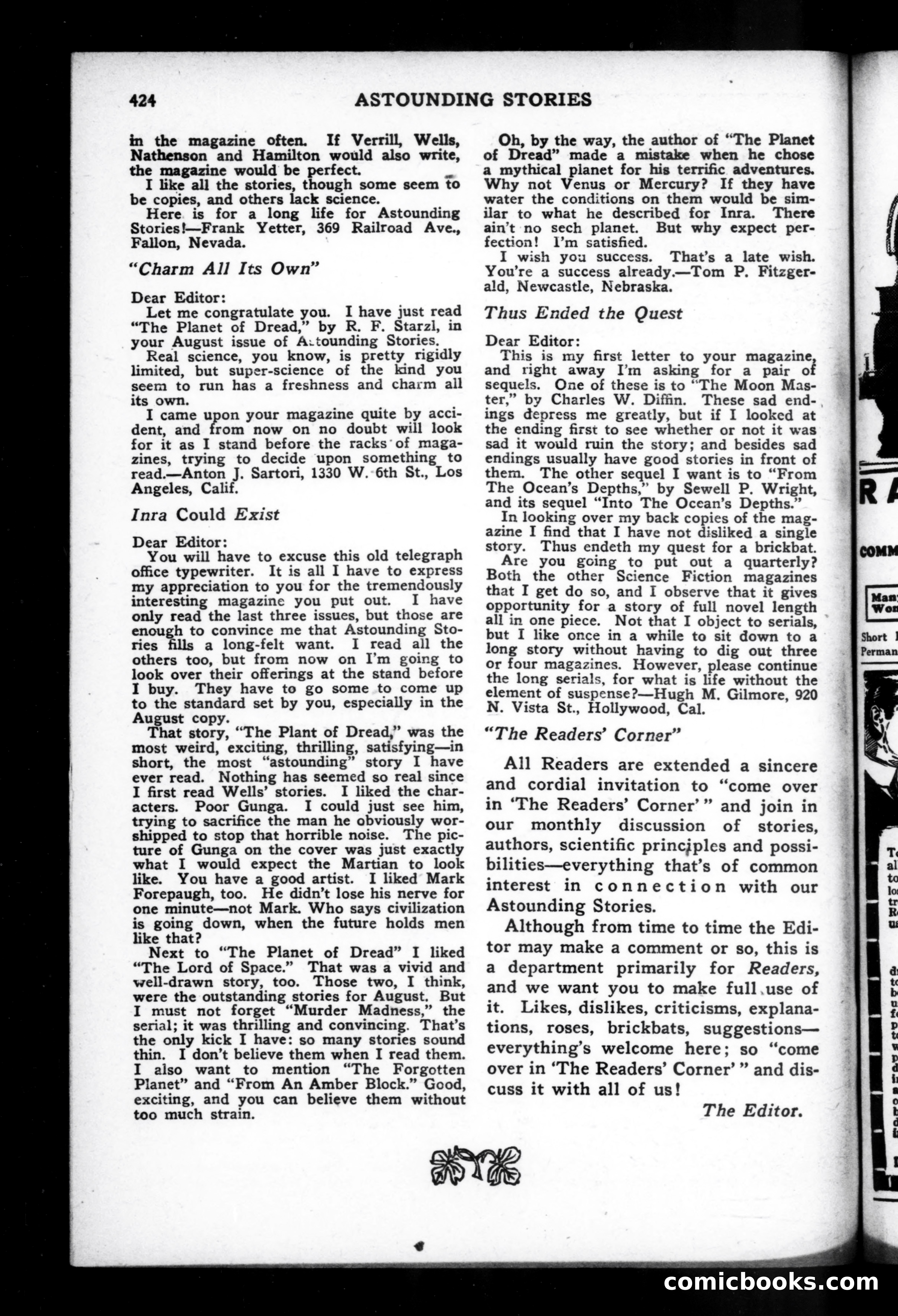 Astounding Stories of Super-Science, Vol. 4, No. 3 — page 140 of 151