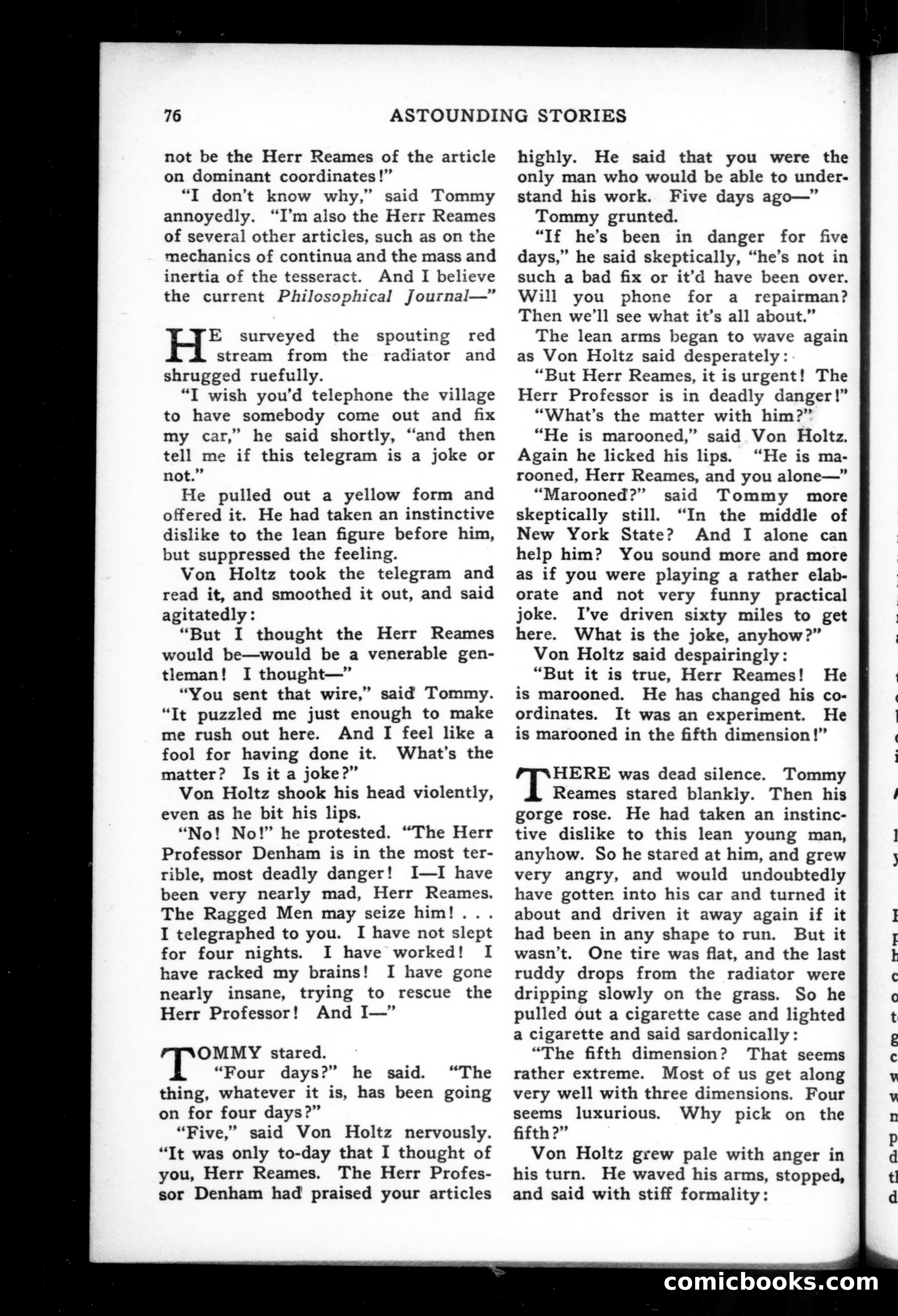 Astounding Stories of Super-Science, January 1931 — page 78 of 149