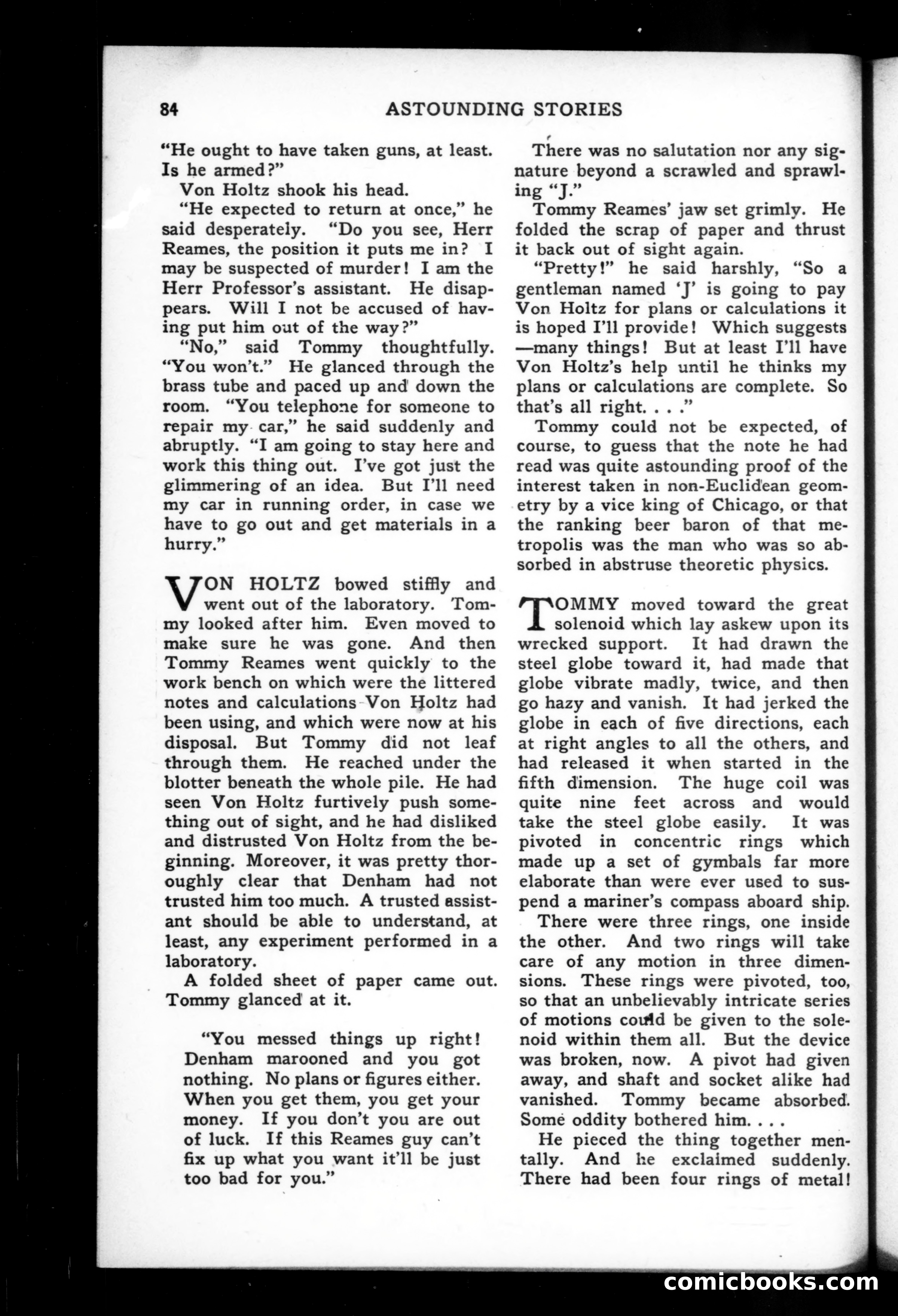 Astounding Stories of Super-Science, January 1931 — page 86 of 149