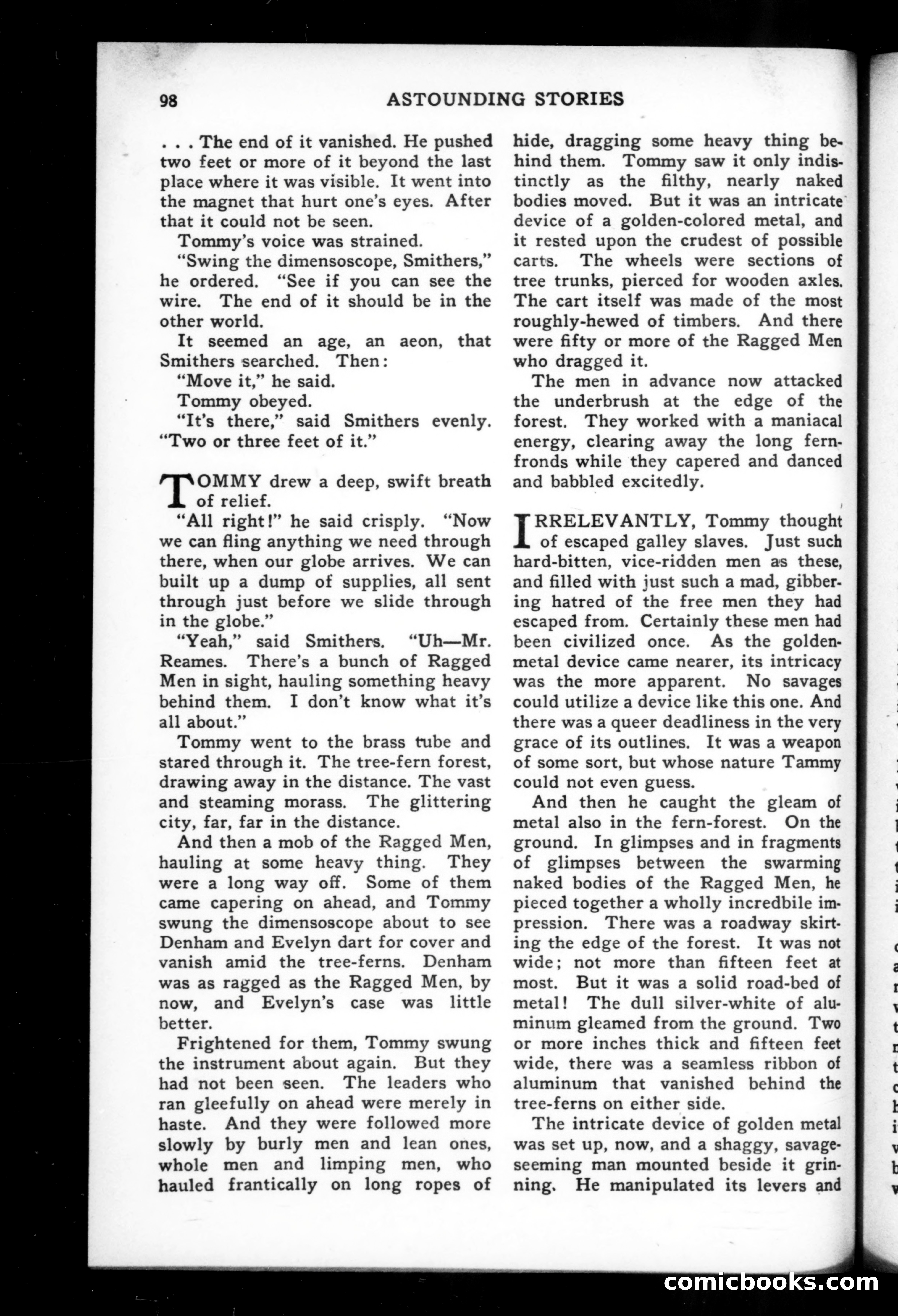 Astounding Stories of Super-Science, January 1931 — page 100 of 149