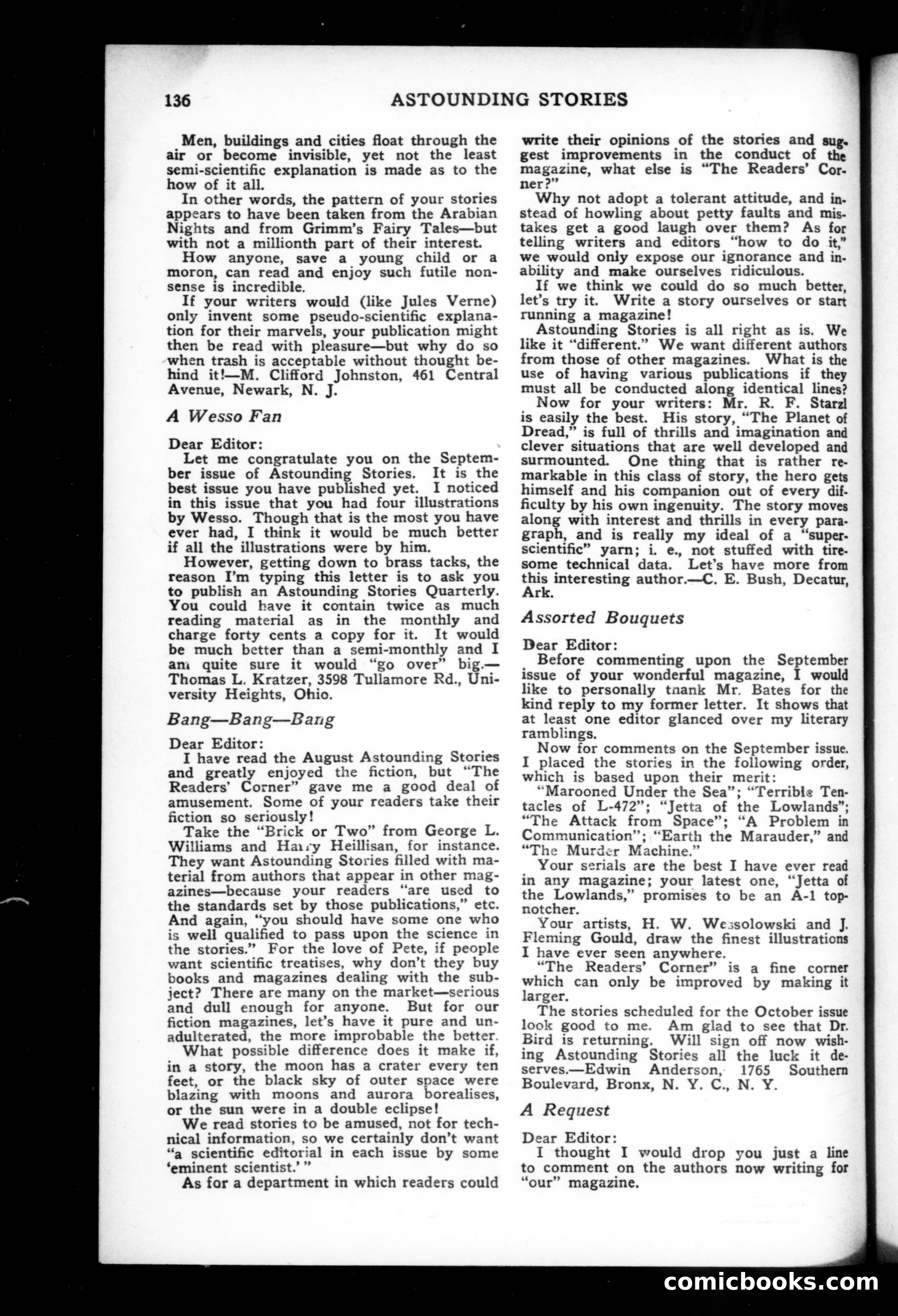 Astounding Stories of Super-Science, January 1931 — page 138 of 149