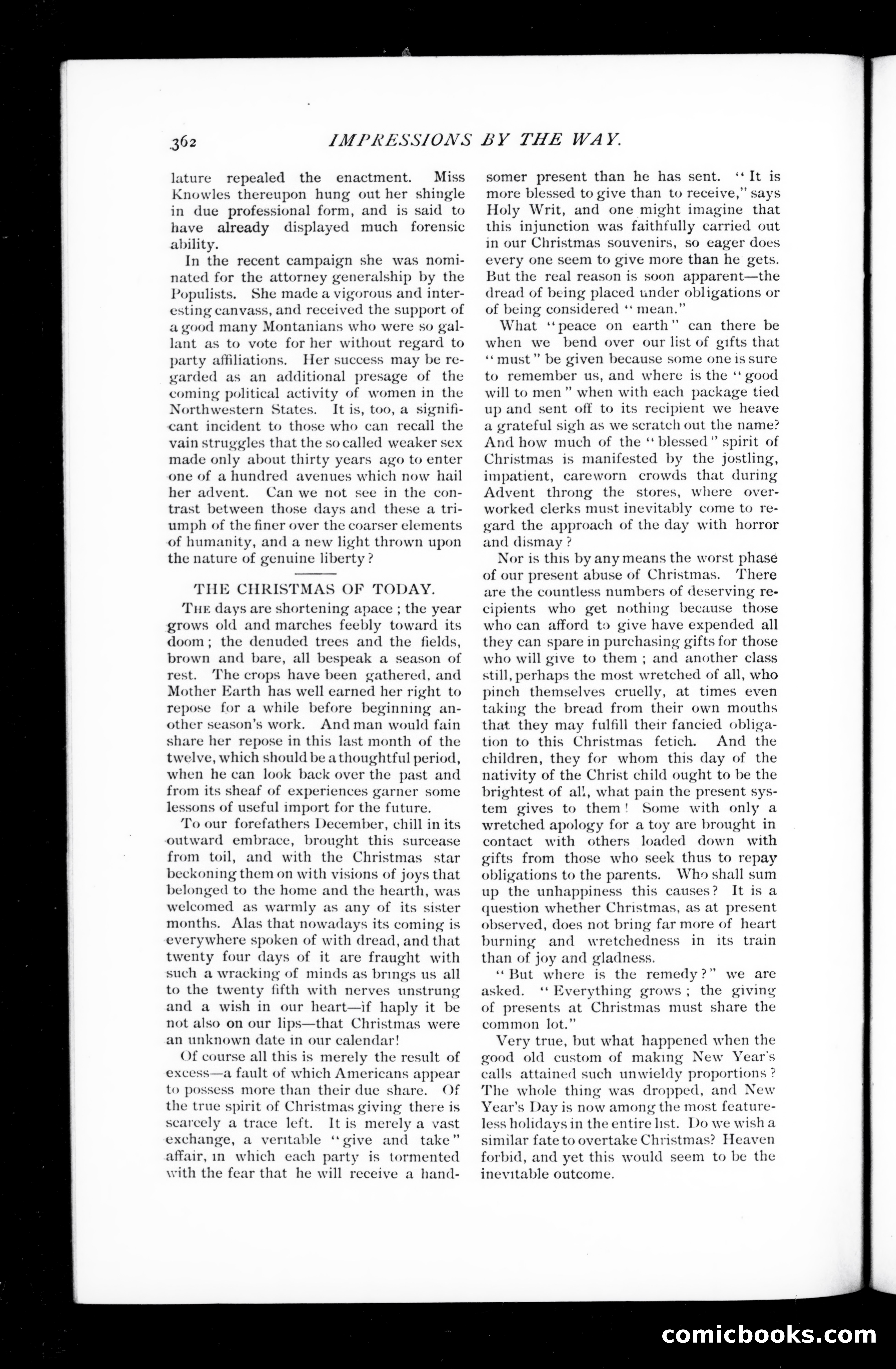 Munsey's Magazine, December 1892 — page 106 of 112