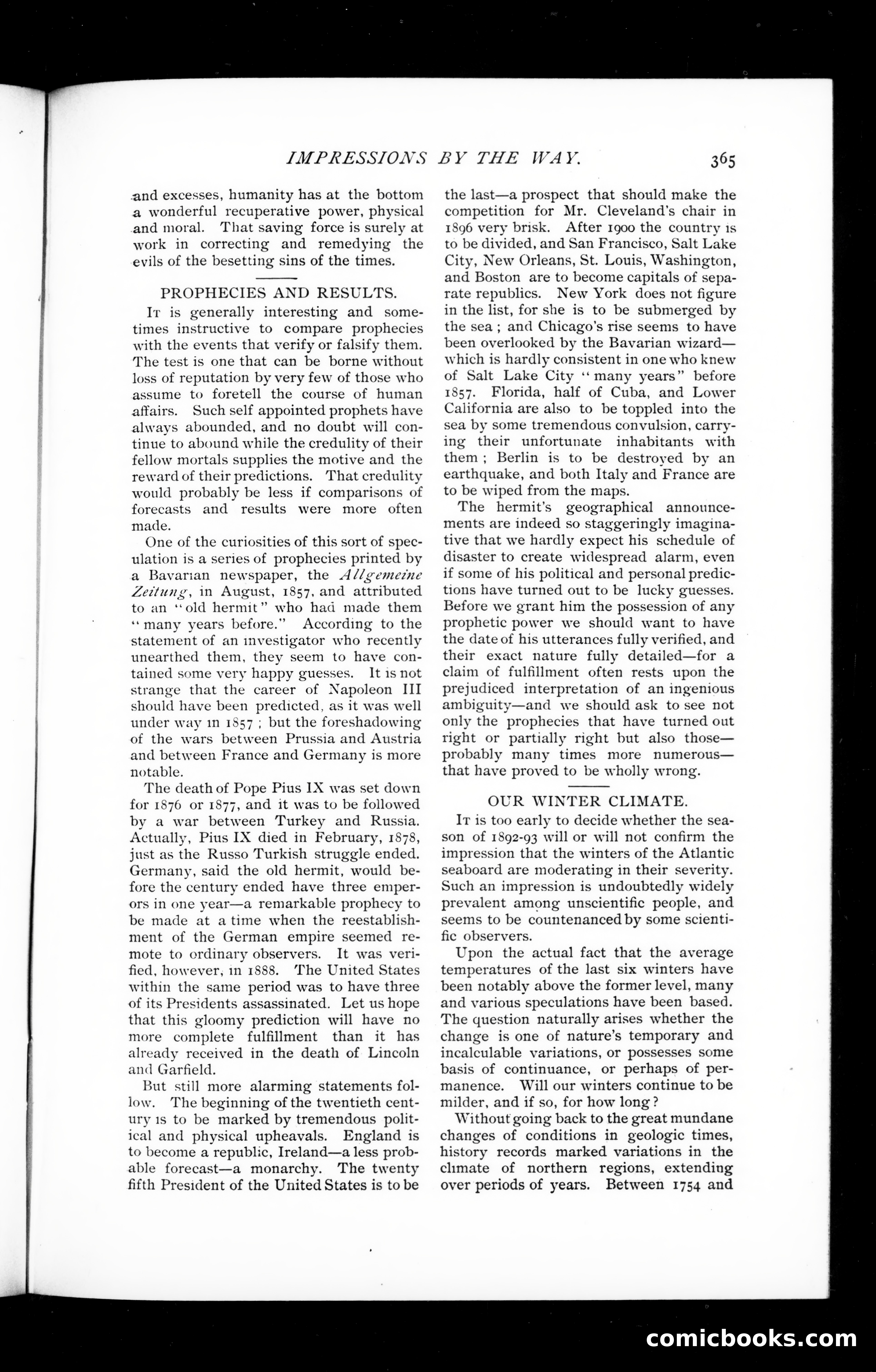 Munsey's Magazine, December 1892 — page 109 of 112