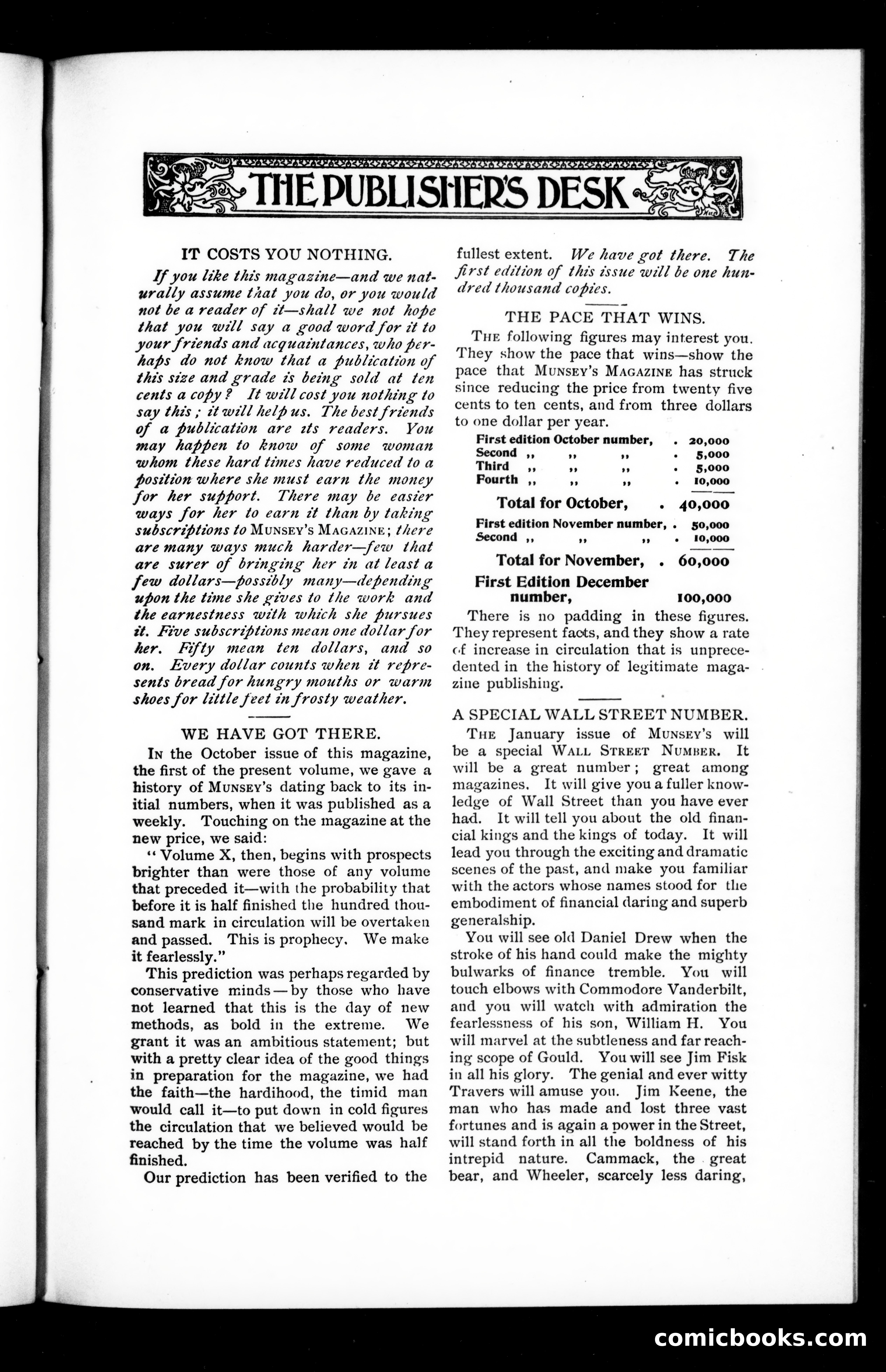 Munsey's Magazine Cover — page 119 of 122