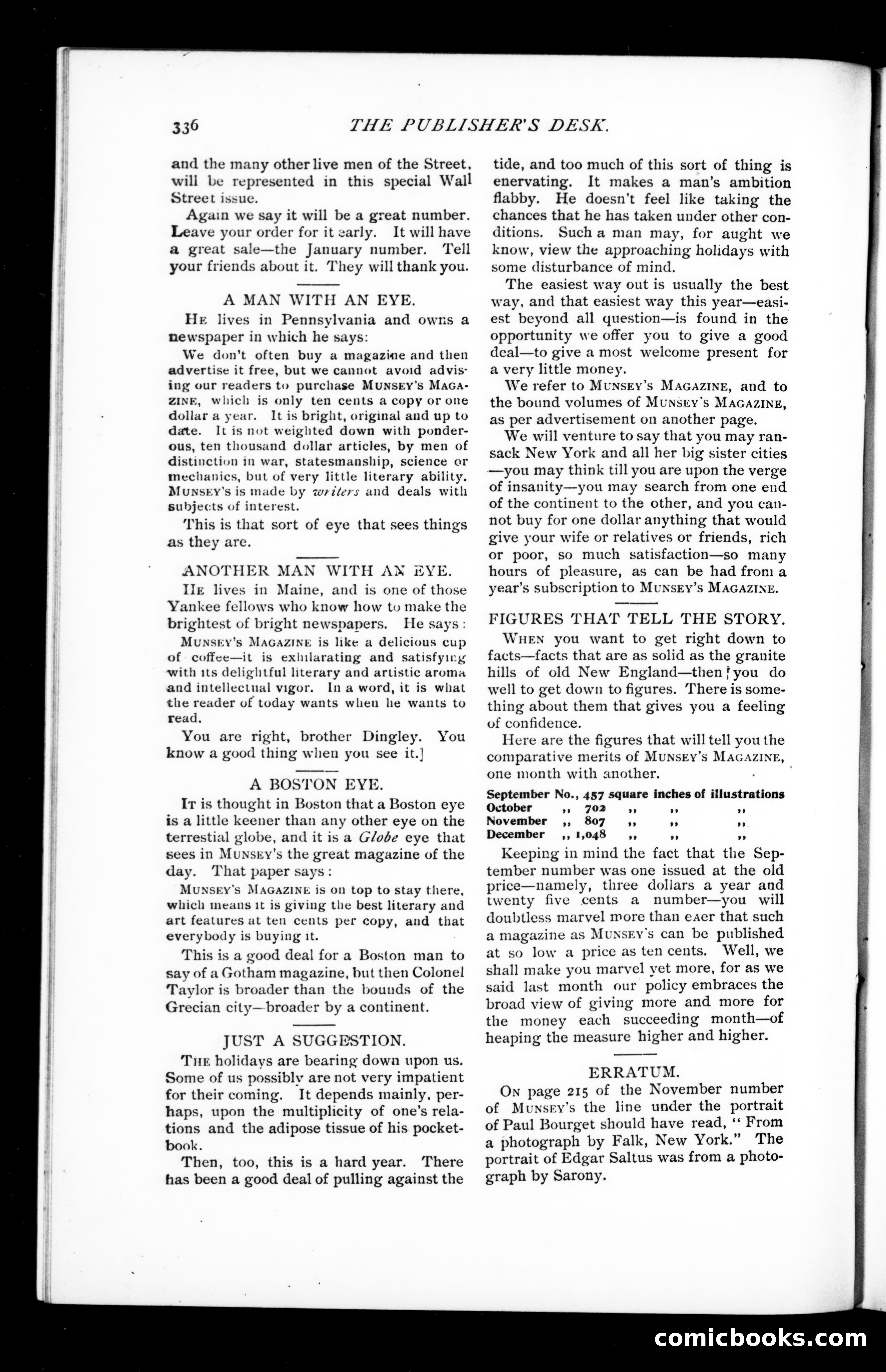 Munsey's Magazine Cover — page 120 of 122