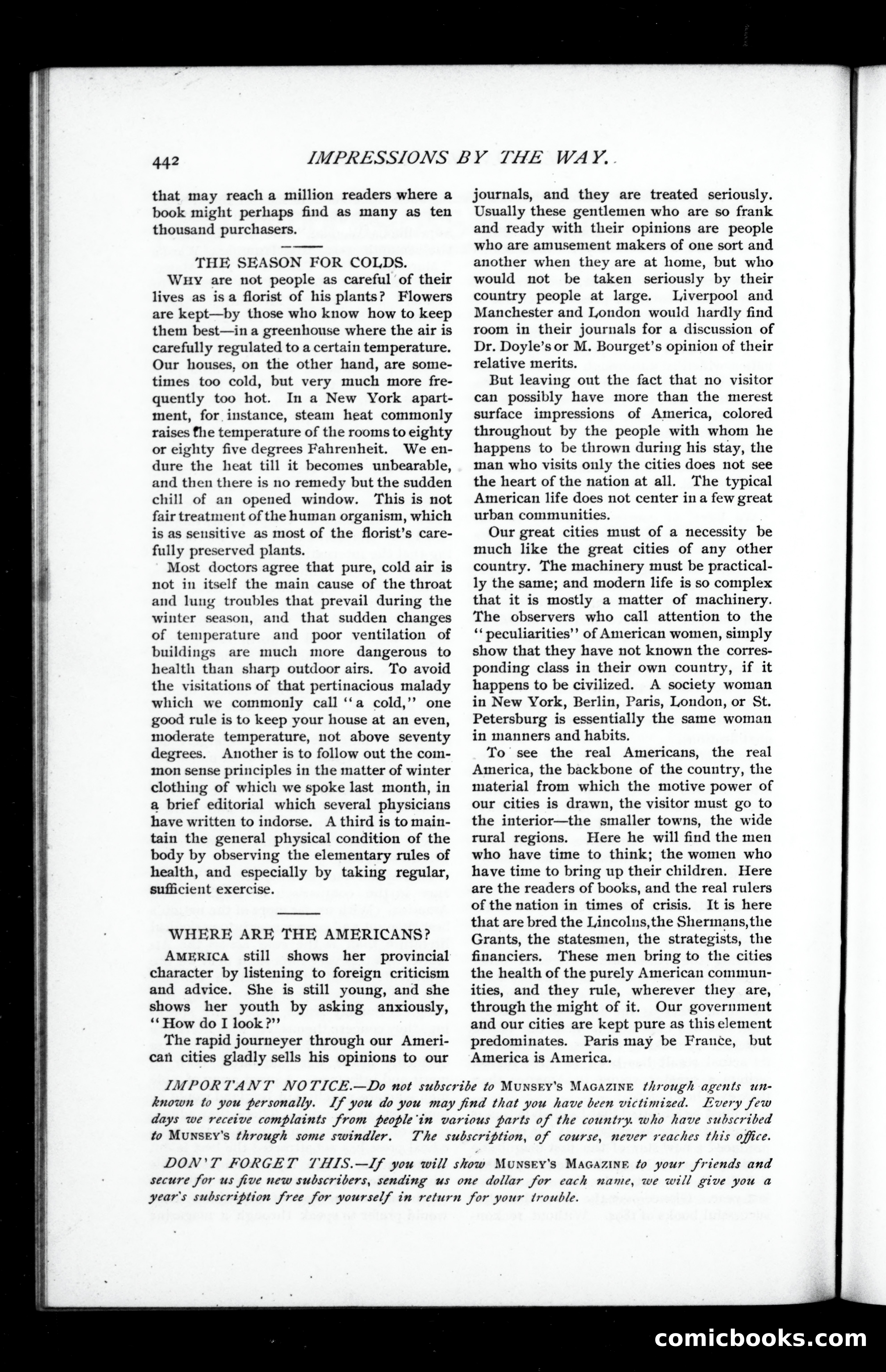 Munsey's Magazine, Vol. XII, No. 4 — page 110 of 112