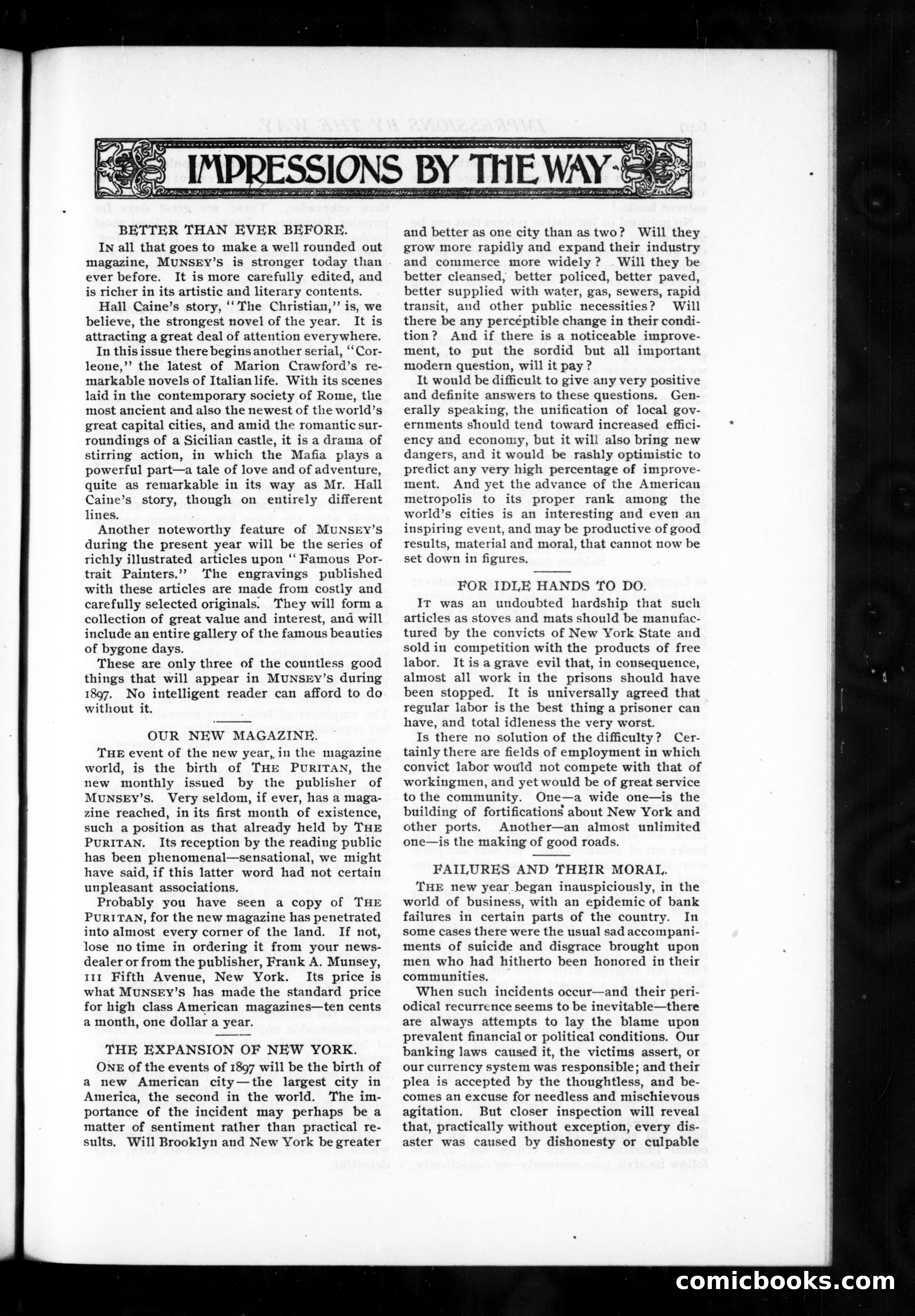 Munsey's Magazine, February 1897 — page 125 of 128