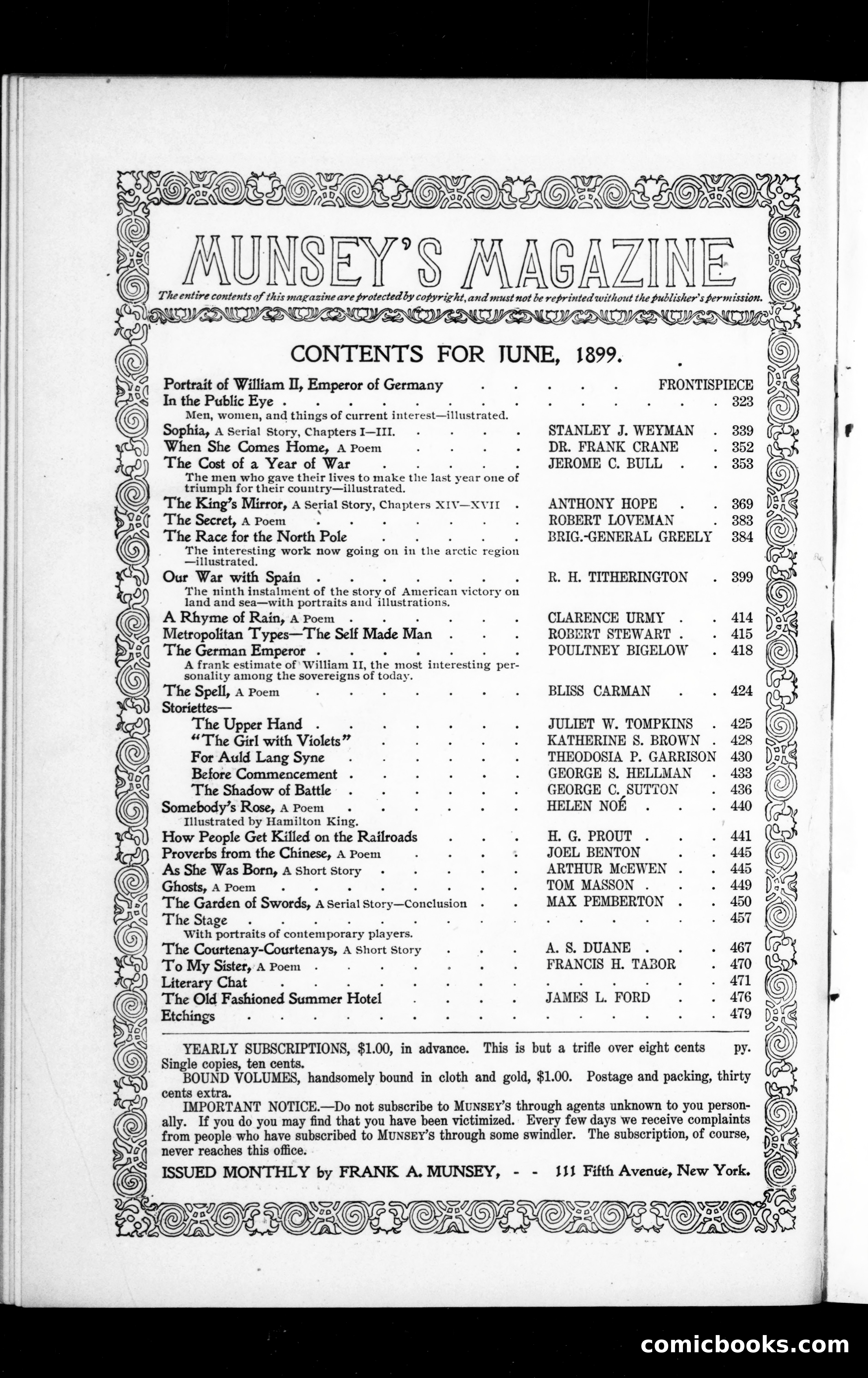 Munsey's Magazine, June 1899 — page 2 of 164