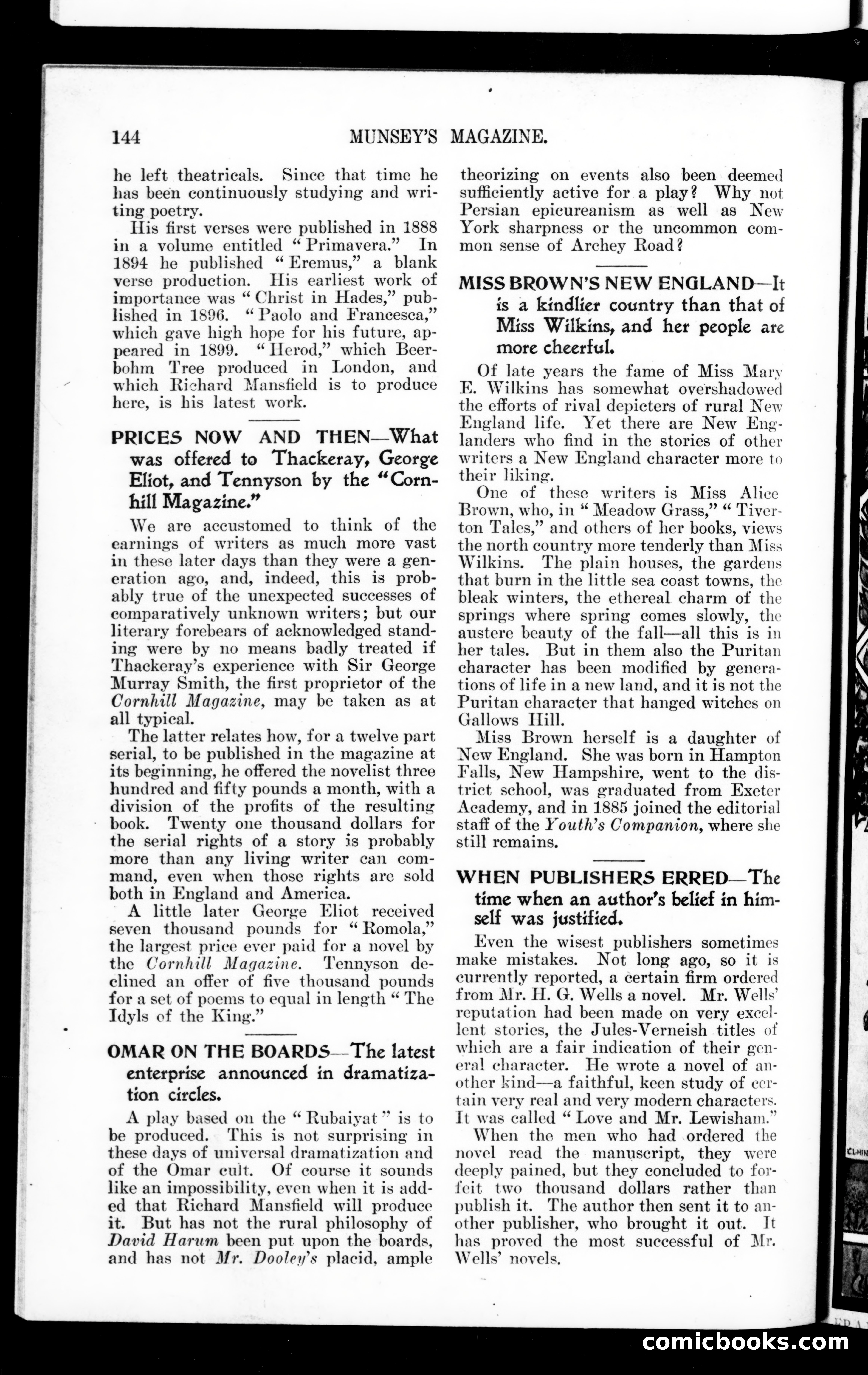Munsey's Magazine, April 1901 — page 146 of 146