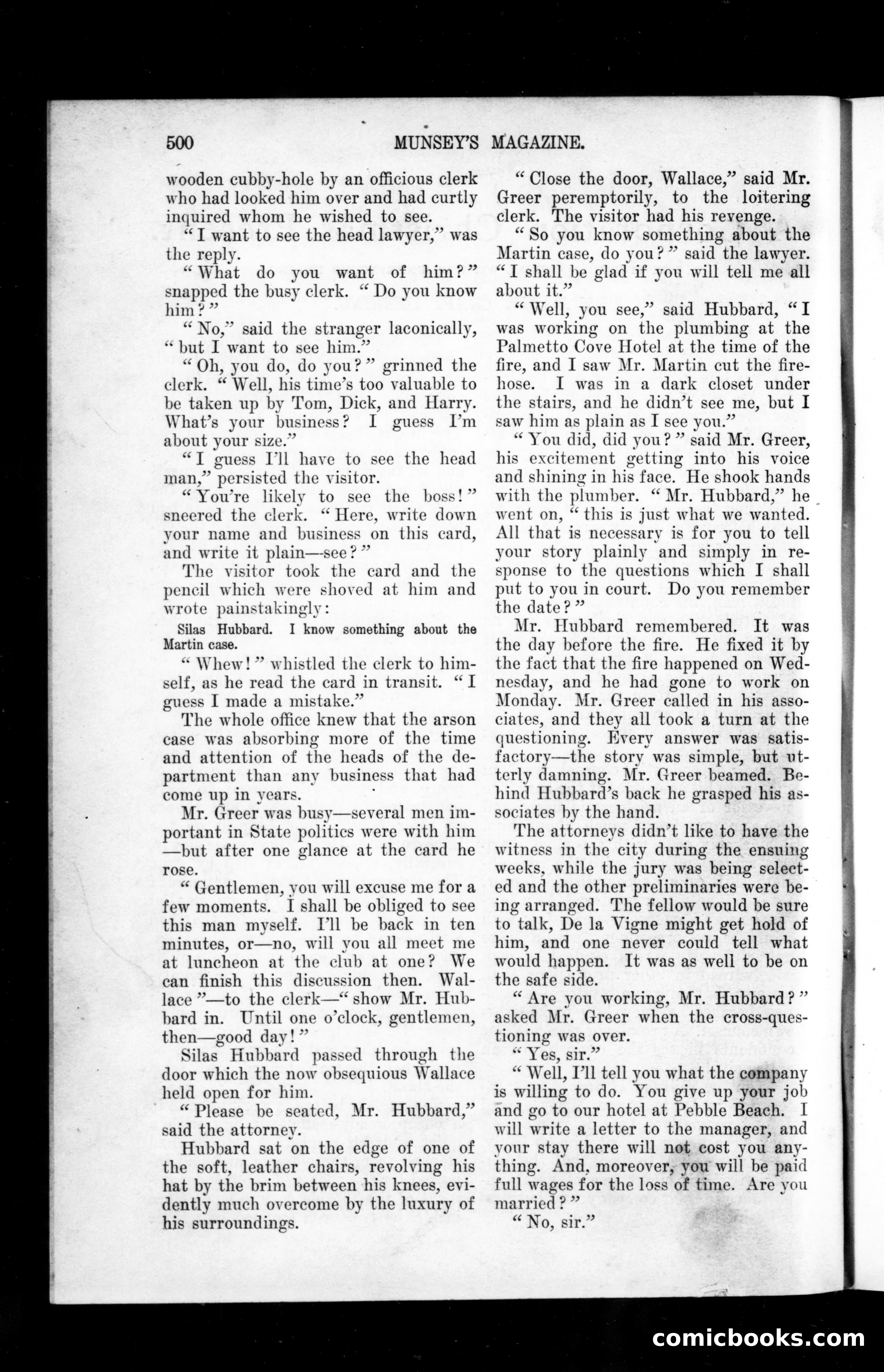 The Munsey's Magazine Cover — page 22 of 162