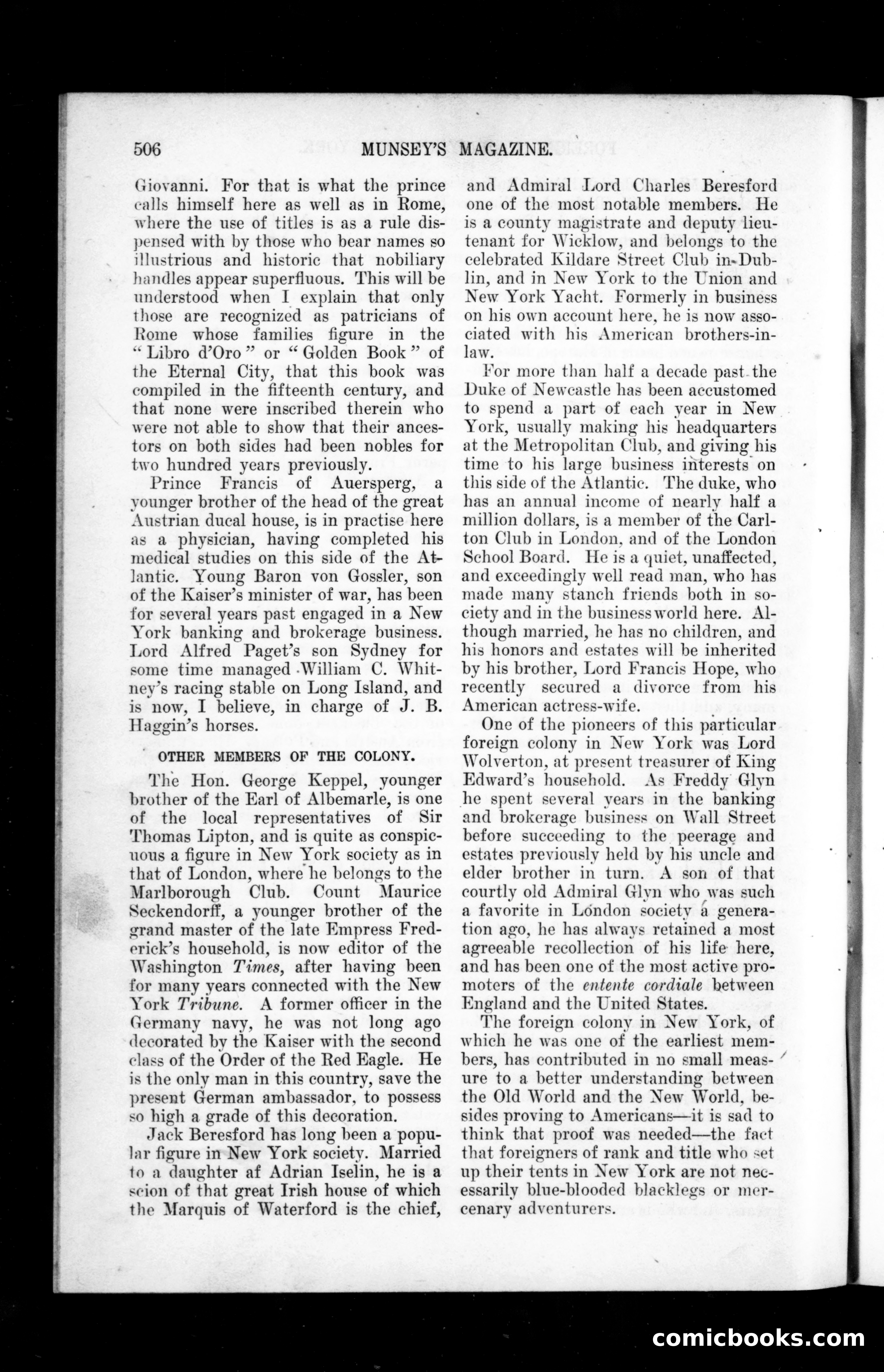 The Munsey's Magazine Cover — page 28 of 162