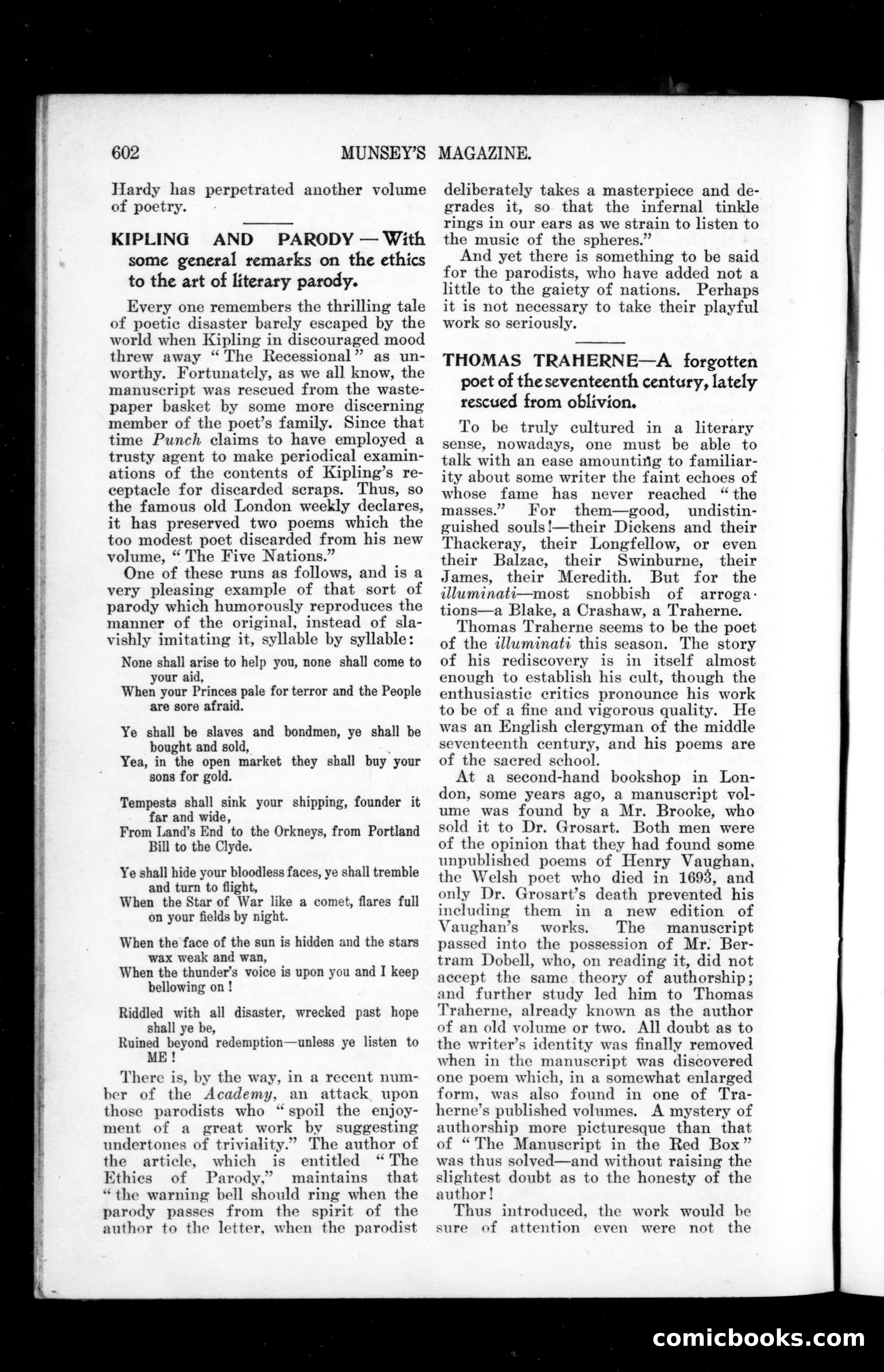 The Munsey's Magazine Cover — page 124 of 162