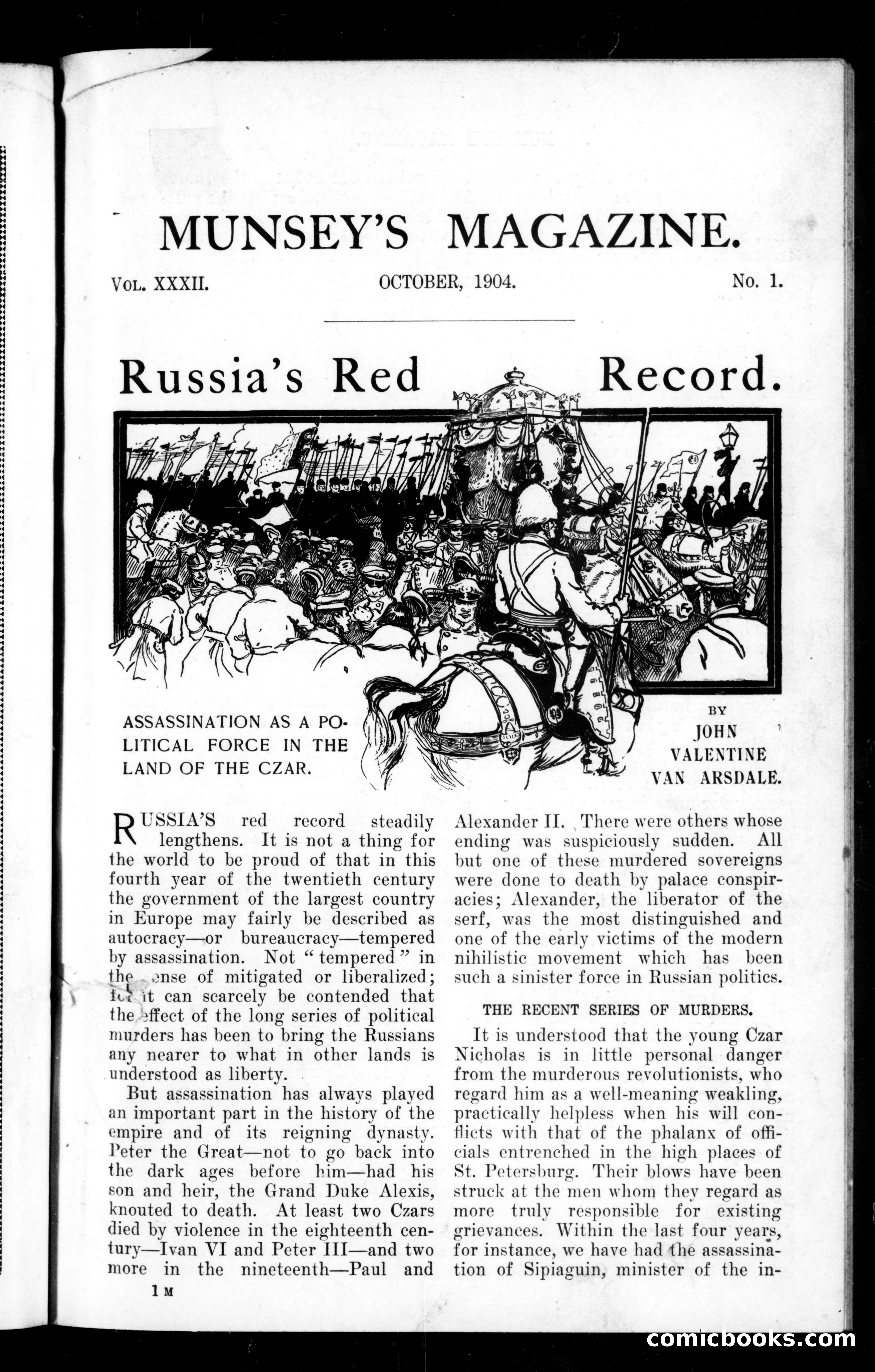 The Munsey Magazine, Vol. 32, No. 1 — page 3 of 162