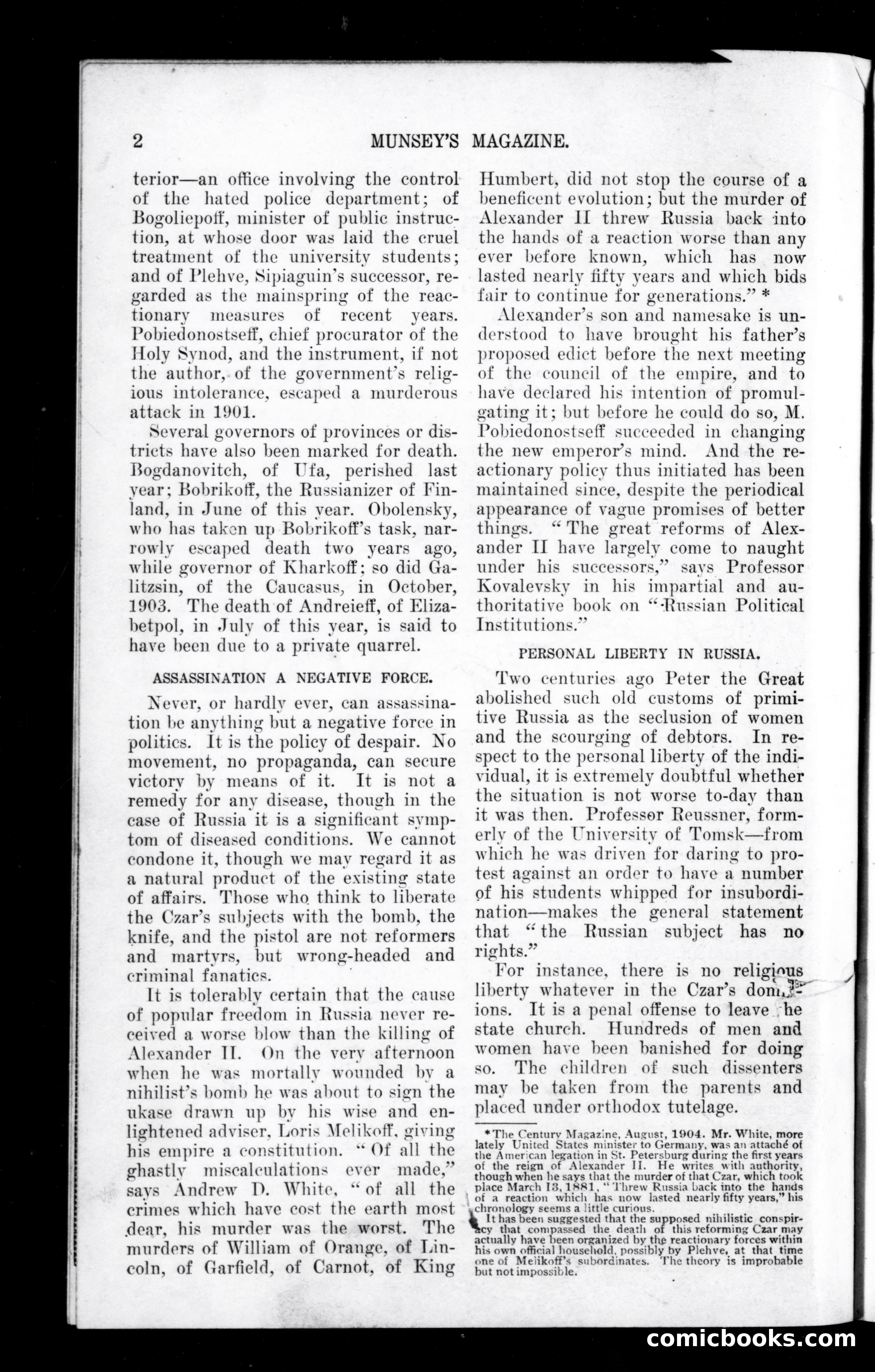 The Munsey Magazine, Vol. 32, No. 1 — page 4 of 162