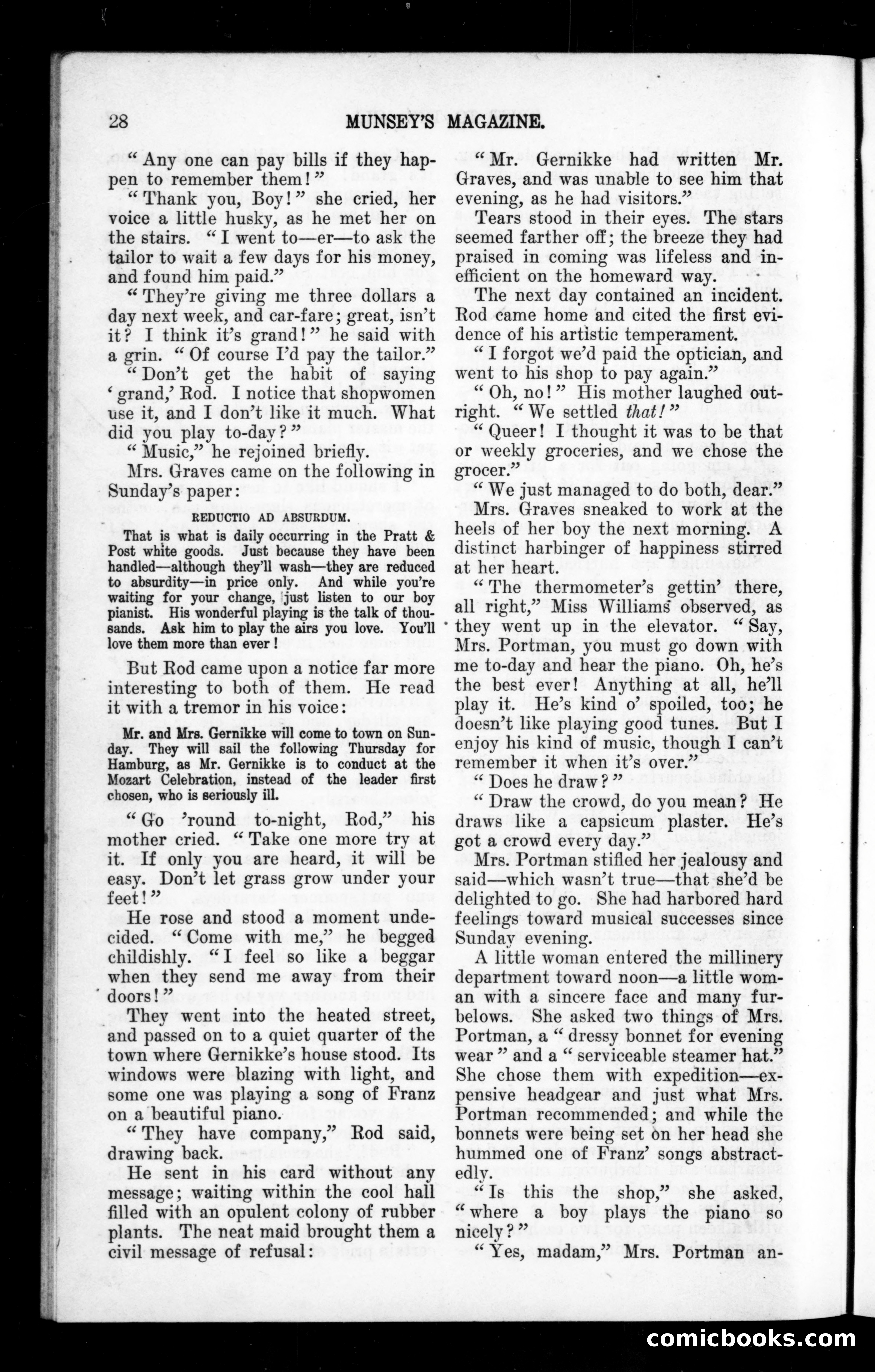 The Munsey Magazine, Vol. 32, No. 1 — page 30 of 162
