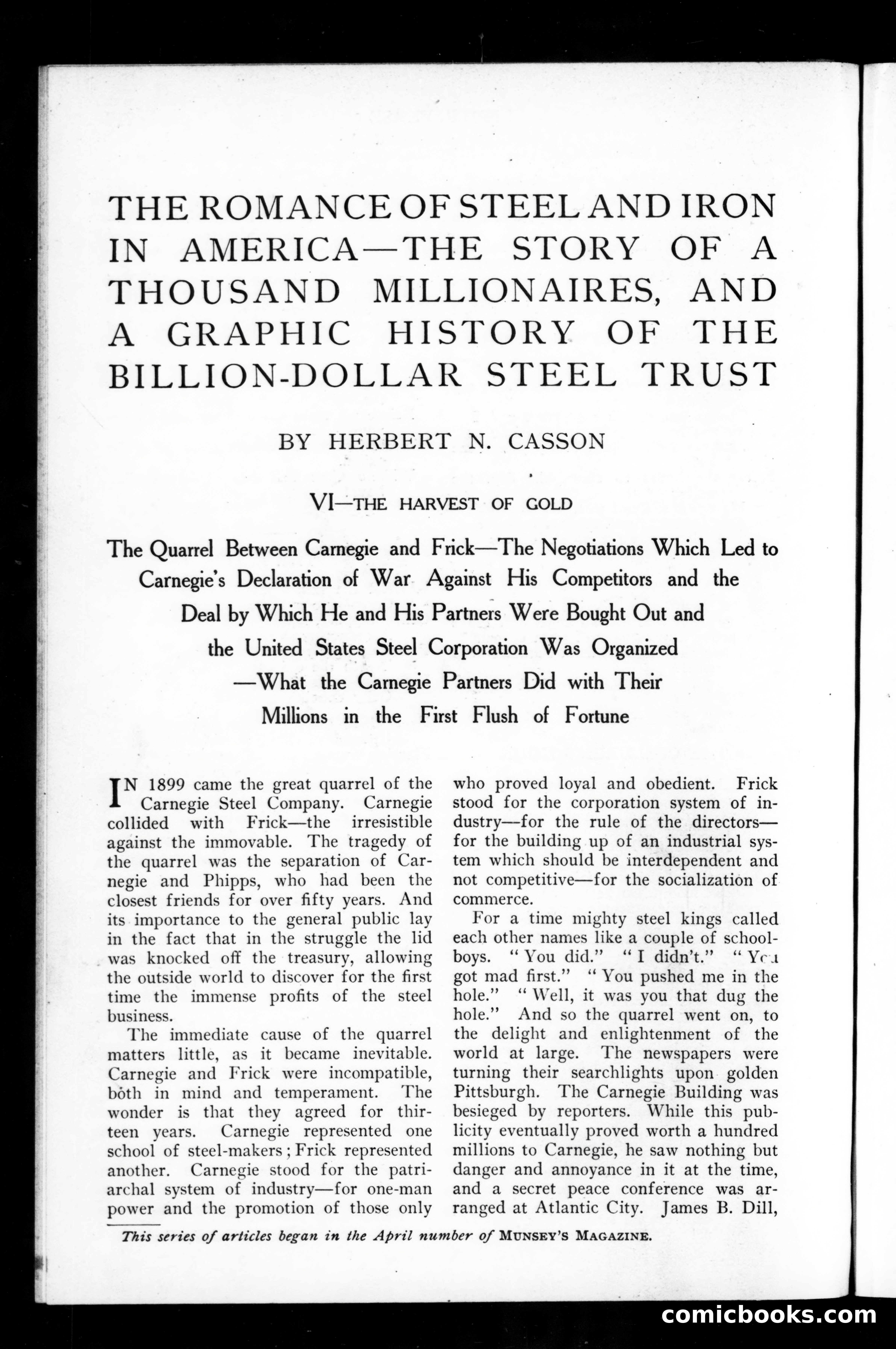 Munsey's Magazine Cover — page 60 of 133