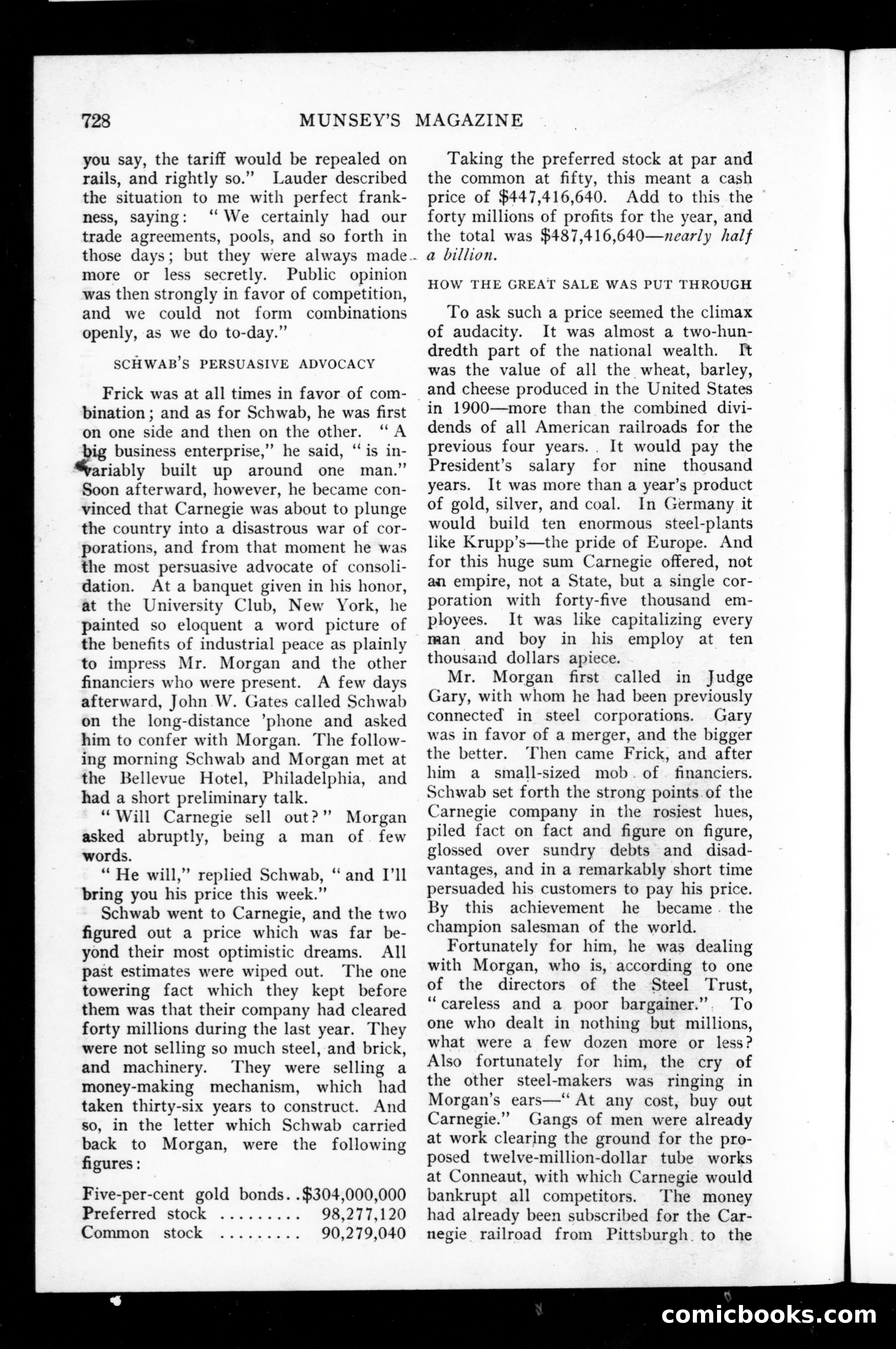 Munsey's Magazine Cover — page 70 of 133