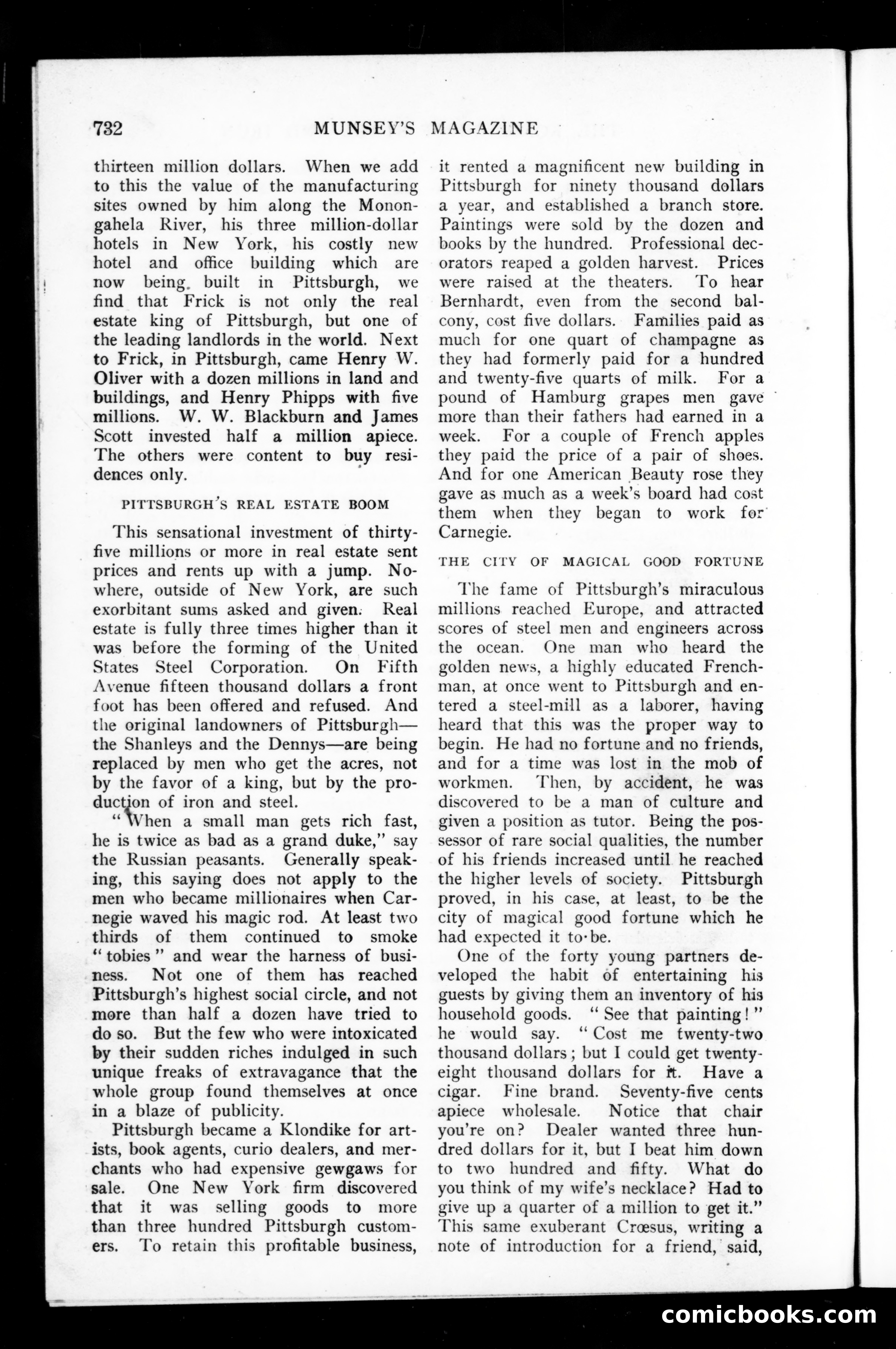 Munsey's Magazine Cover — page 74 of 133