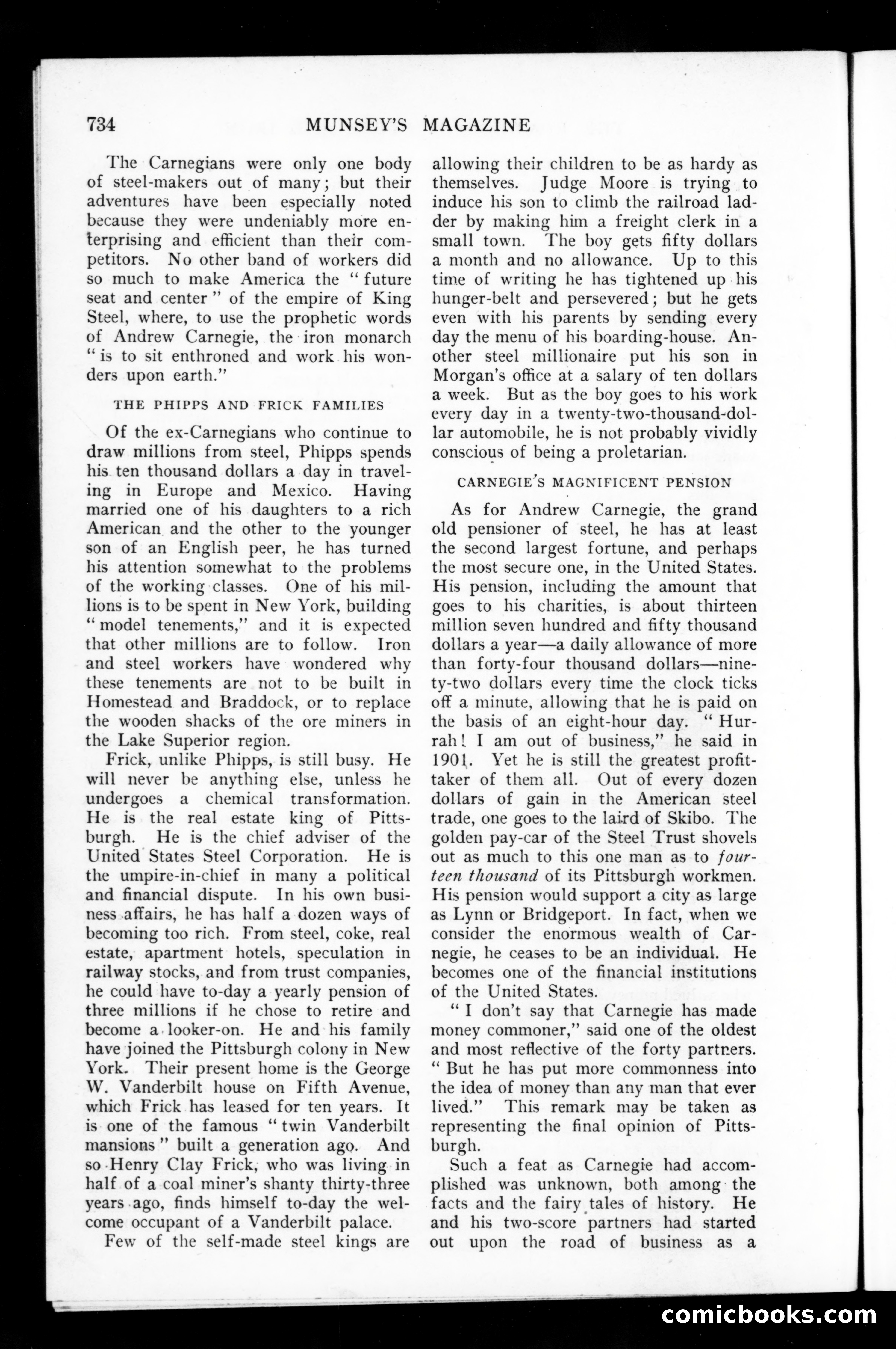 Munsey's Magazine Cover — page 76 of 133