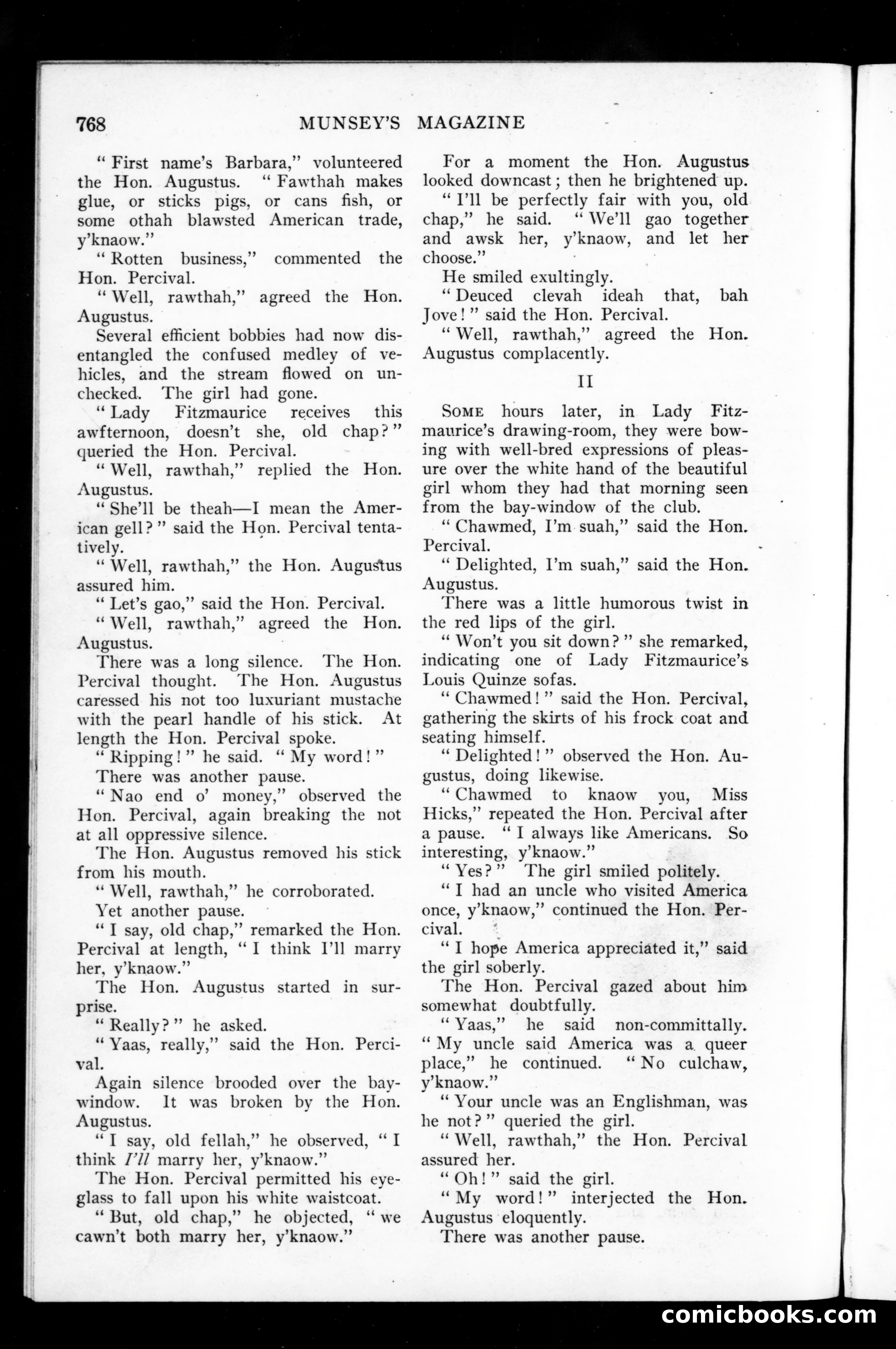 Munsey's Magazine Cover — page 110 of 133