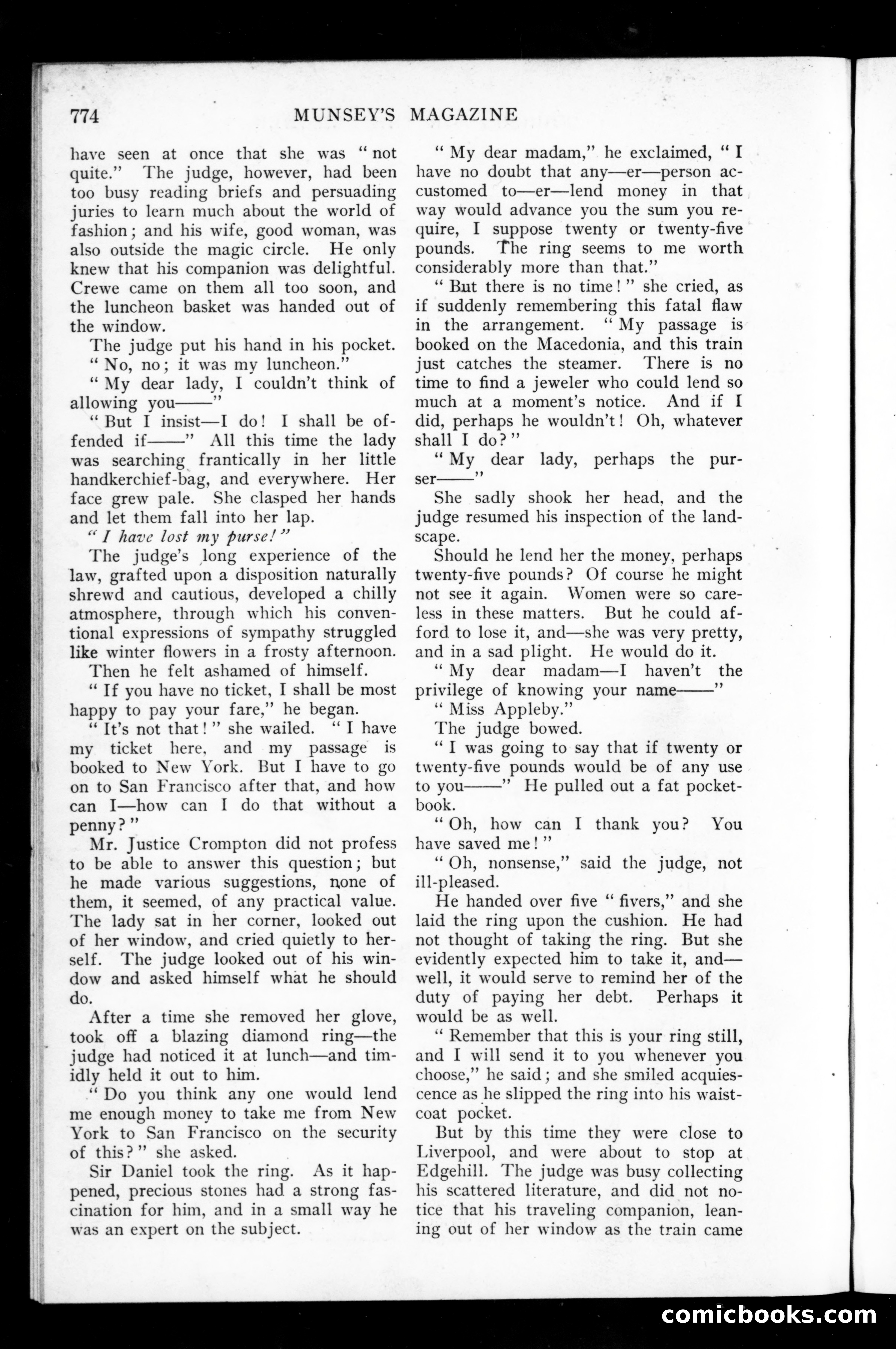 Munsey's Magazine Cover — page 116 of 133