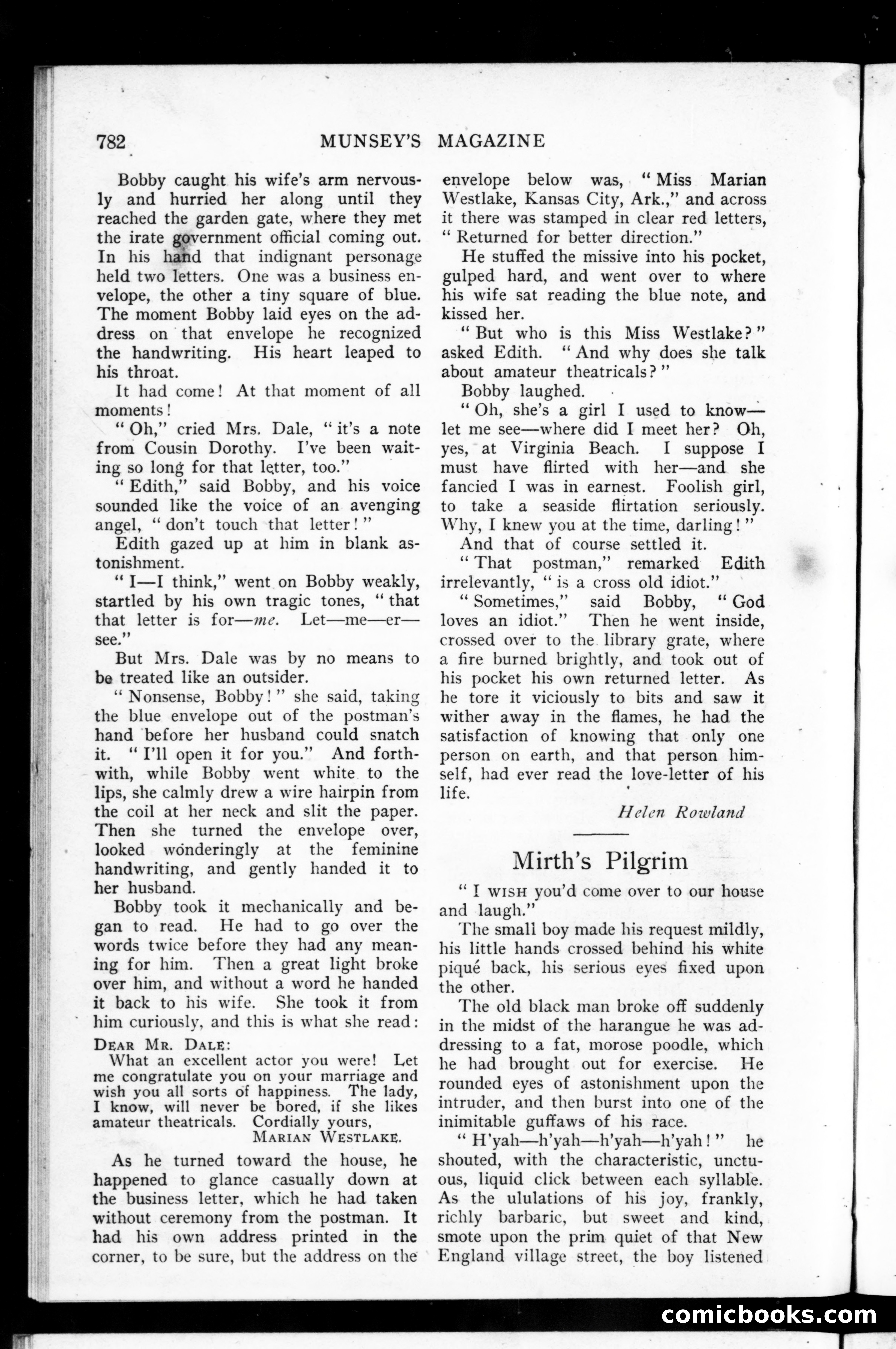 Munsey's Magazine Cover — page 124 of 133