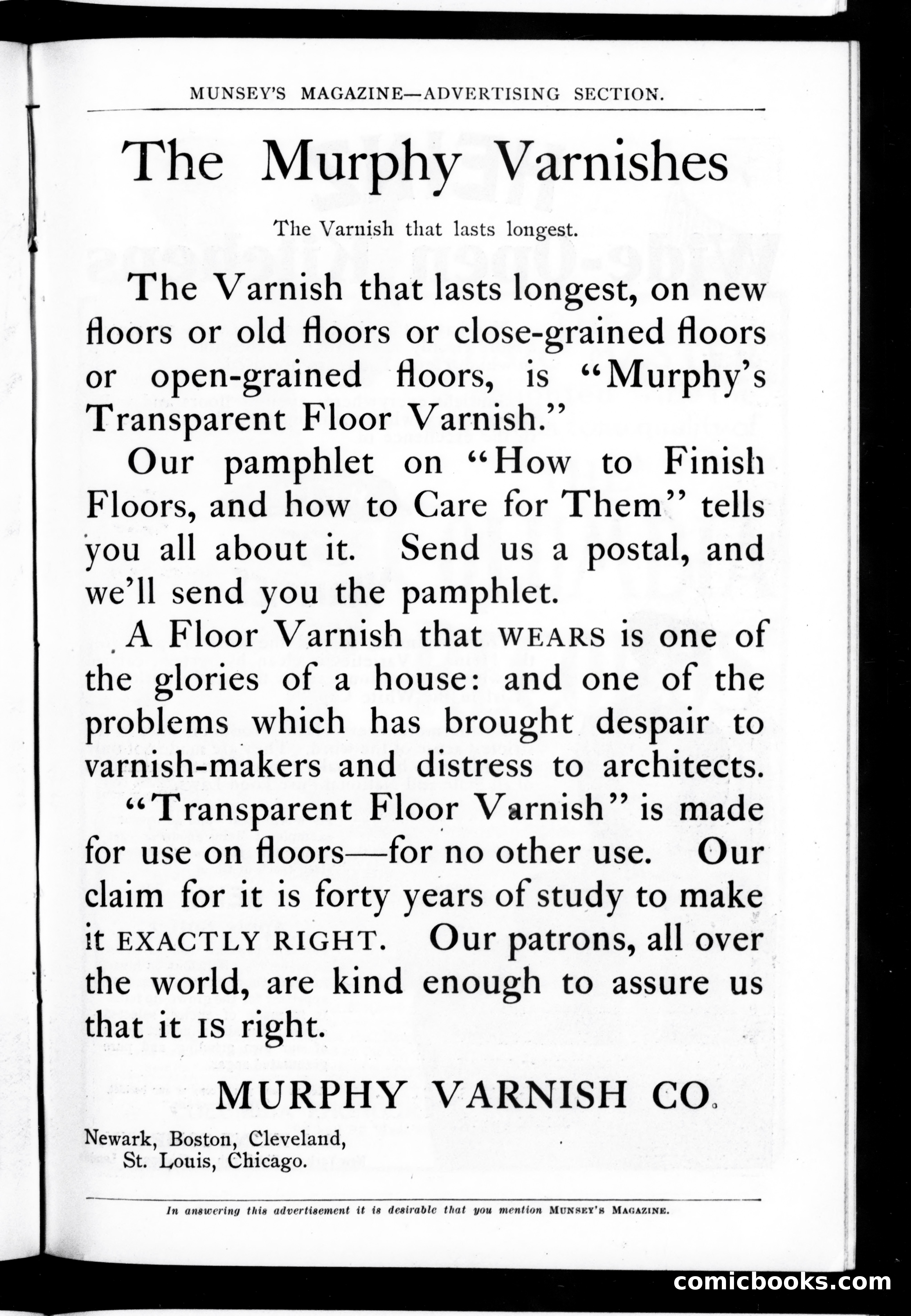 Munsey's Magazine, October 1906 — page 291 of 302