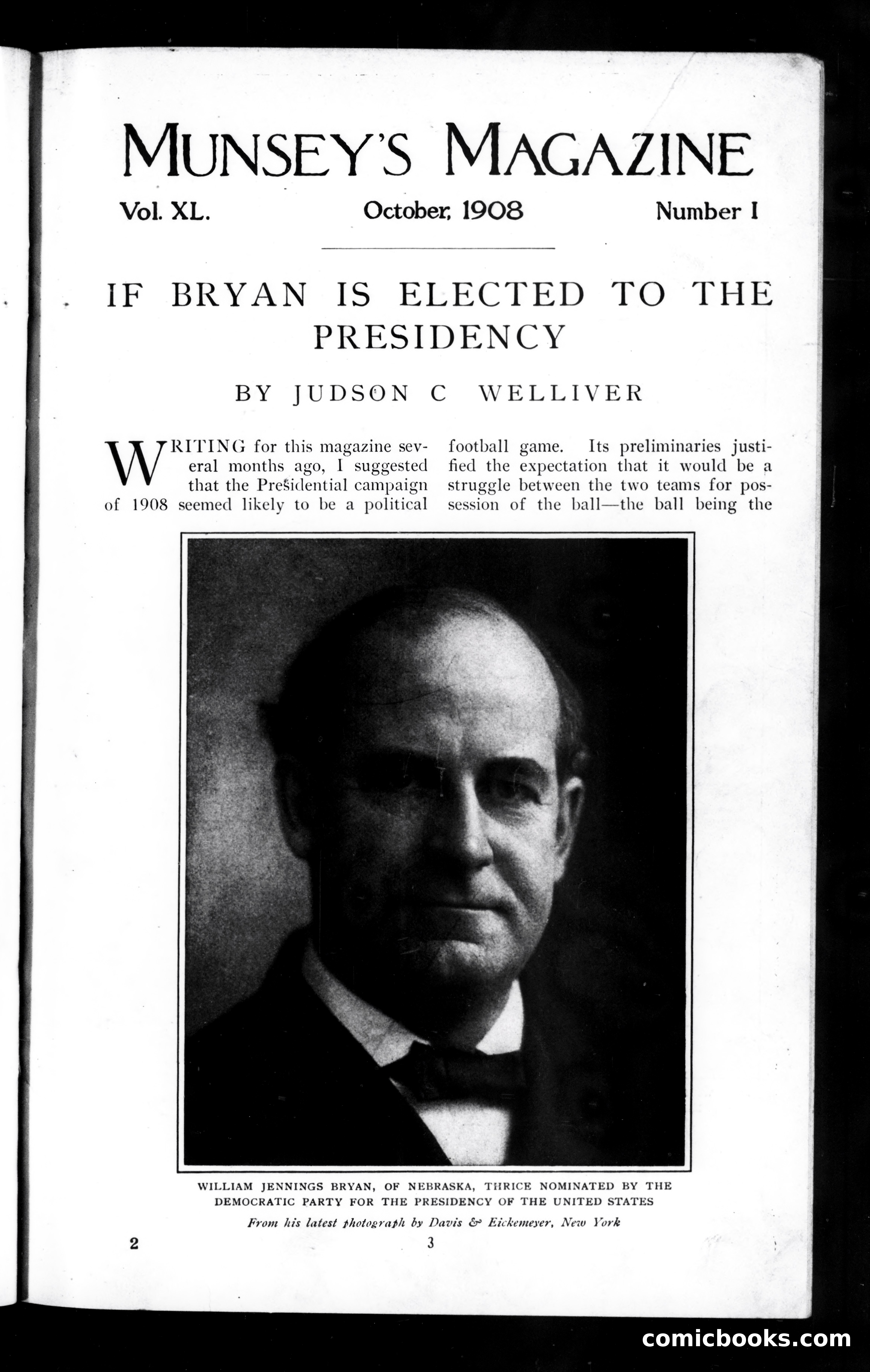 The Munsey Magazine, October 1908 — page 5 of 150