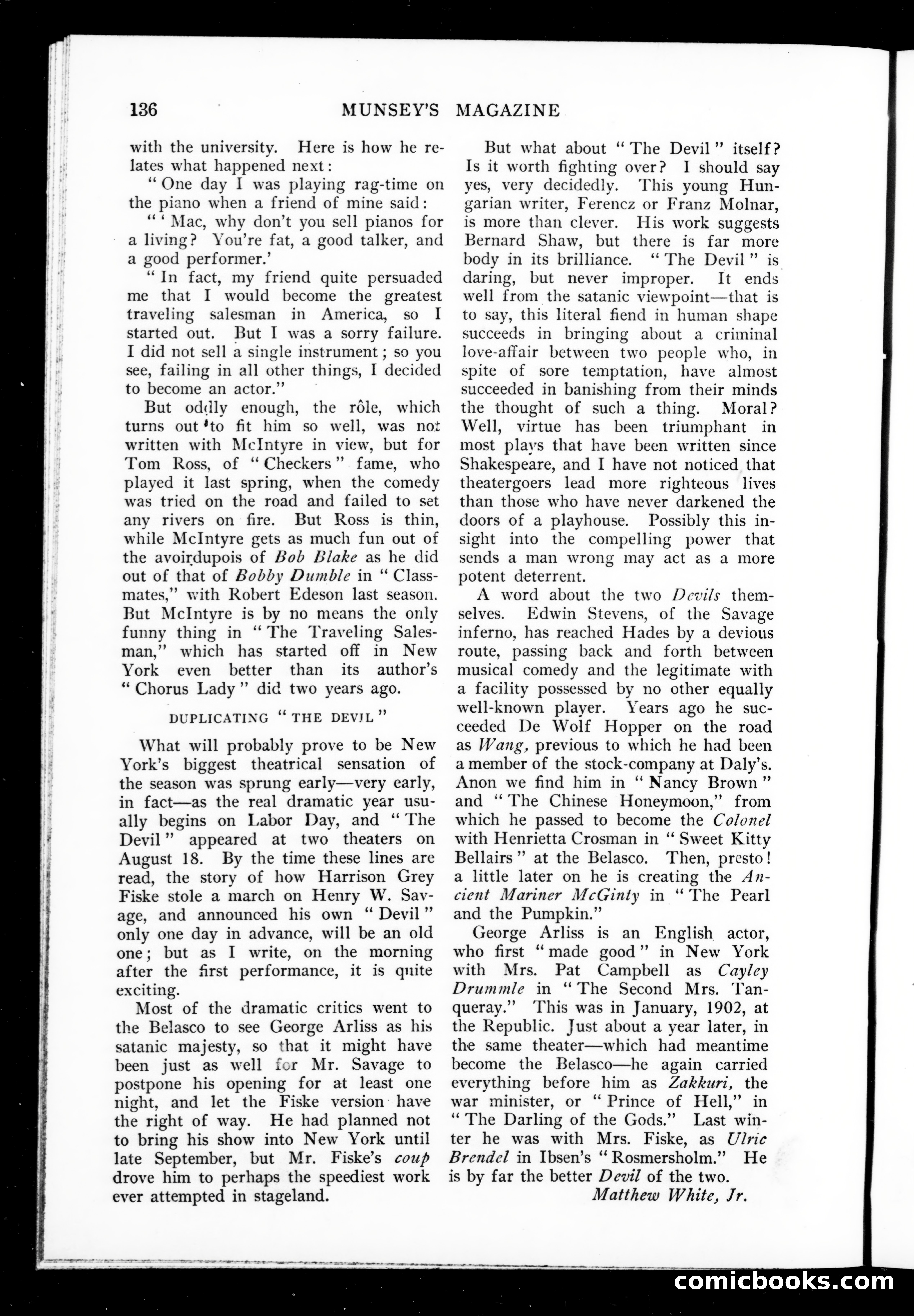 The Munsey Magazine, October 1908 — page 138 of 150