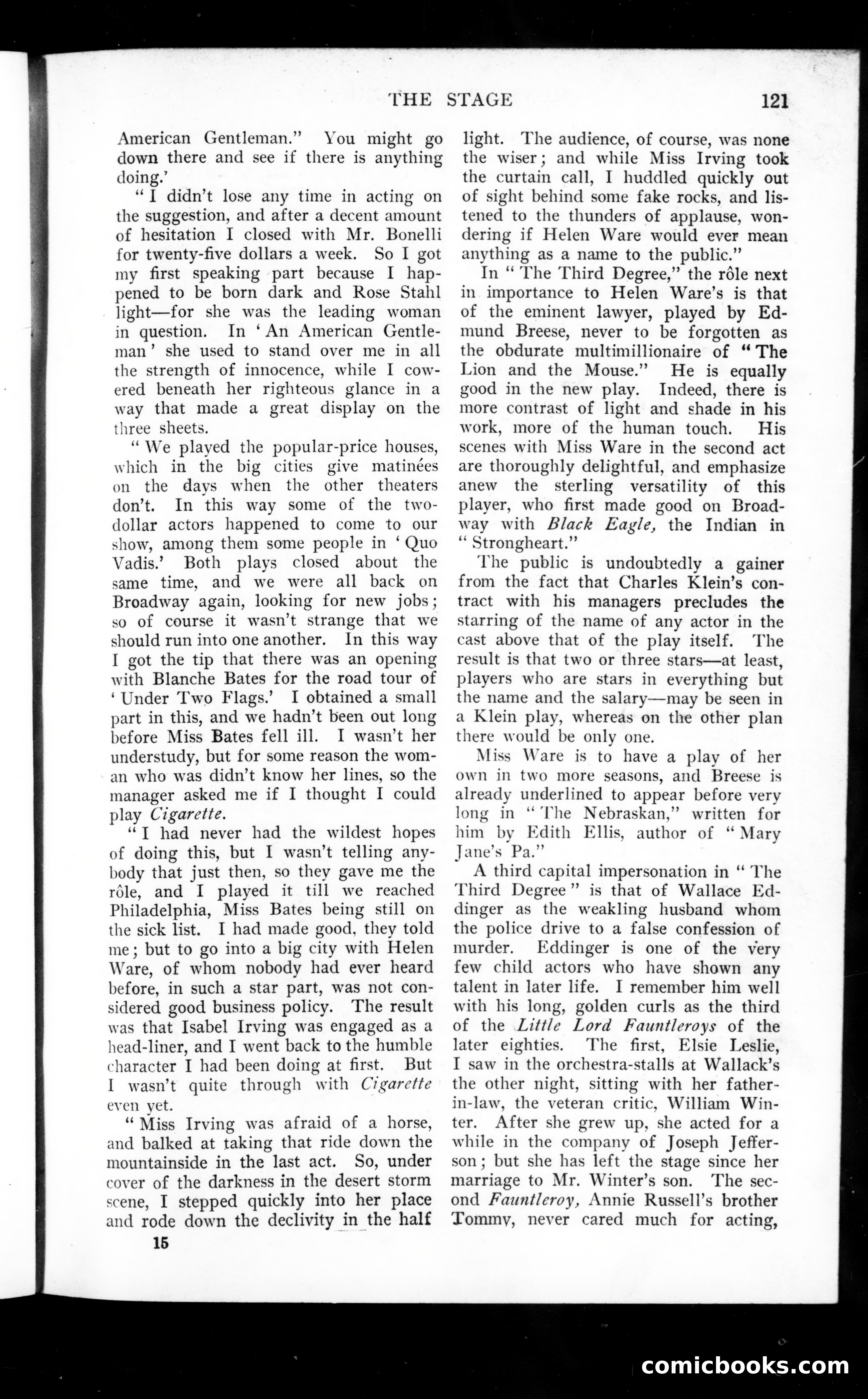 The Munsey Magazine, April 1909 — page 123 of 156