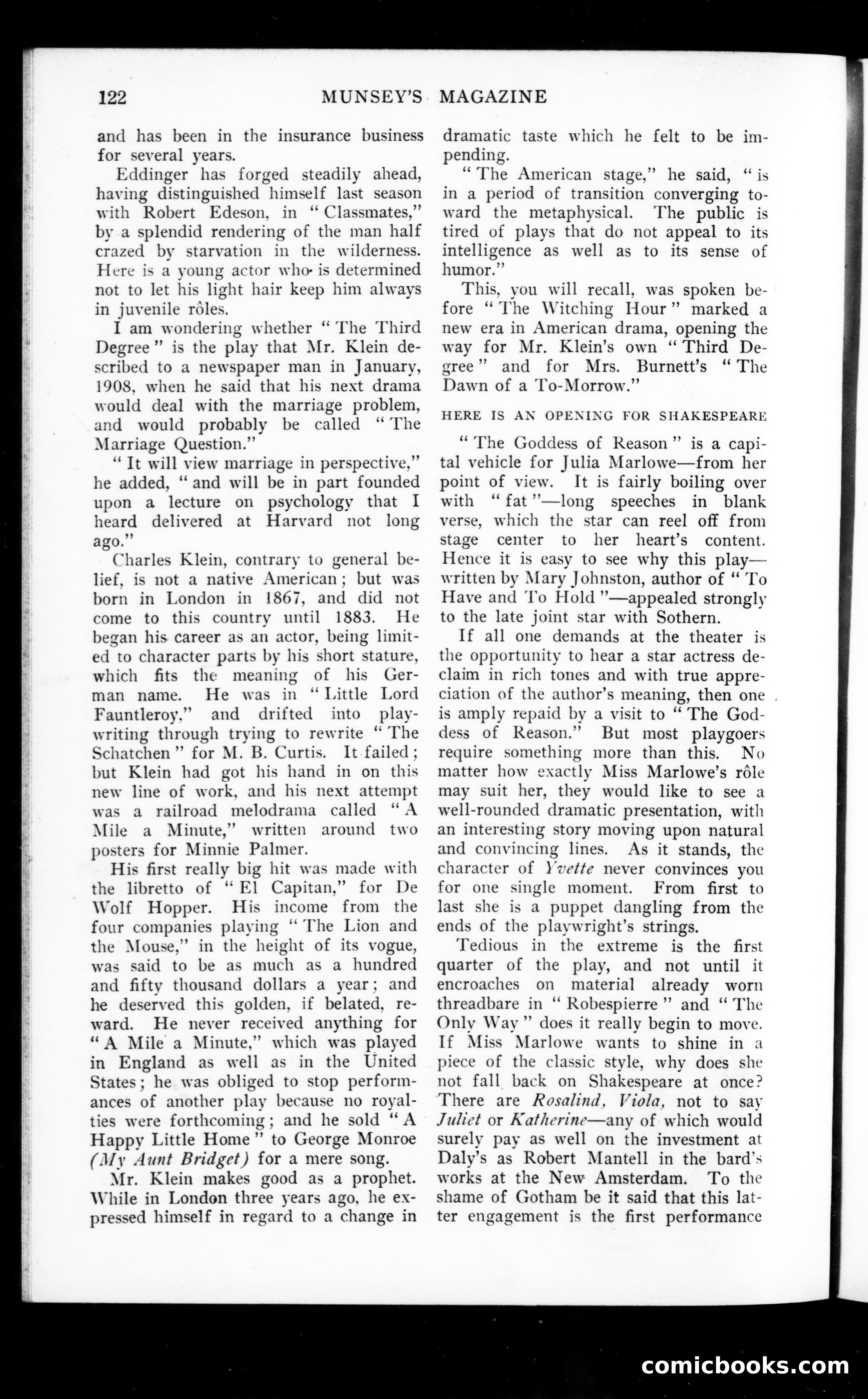 The Munsey Magazine, April 1909 — page 124 of 156