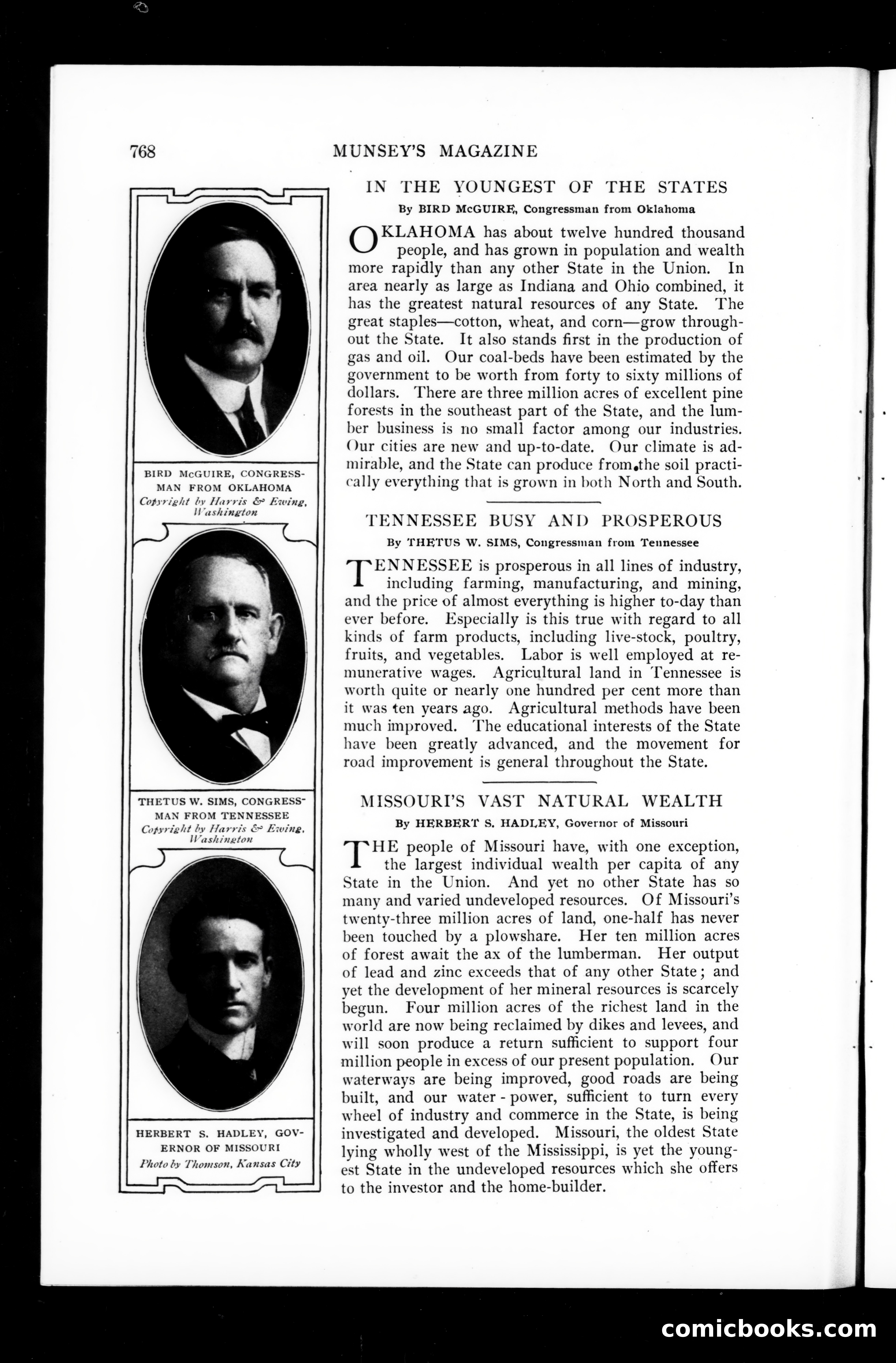 The Munsey Magazine, March 1910 — page 12 of 151